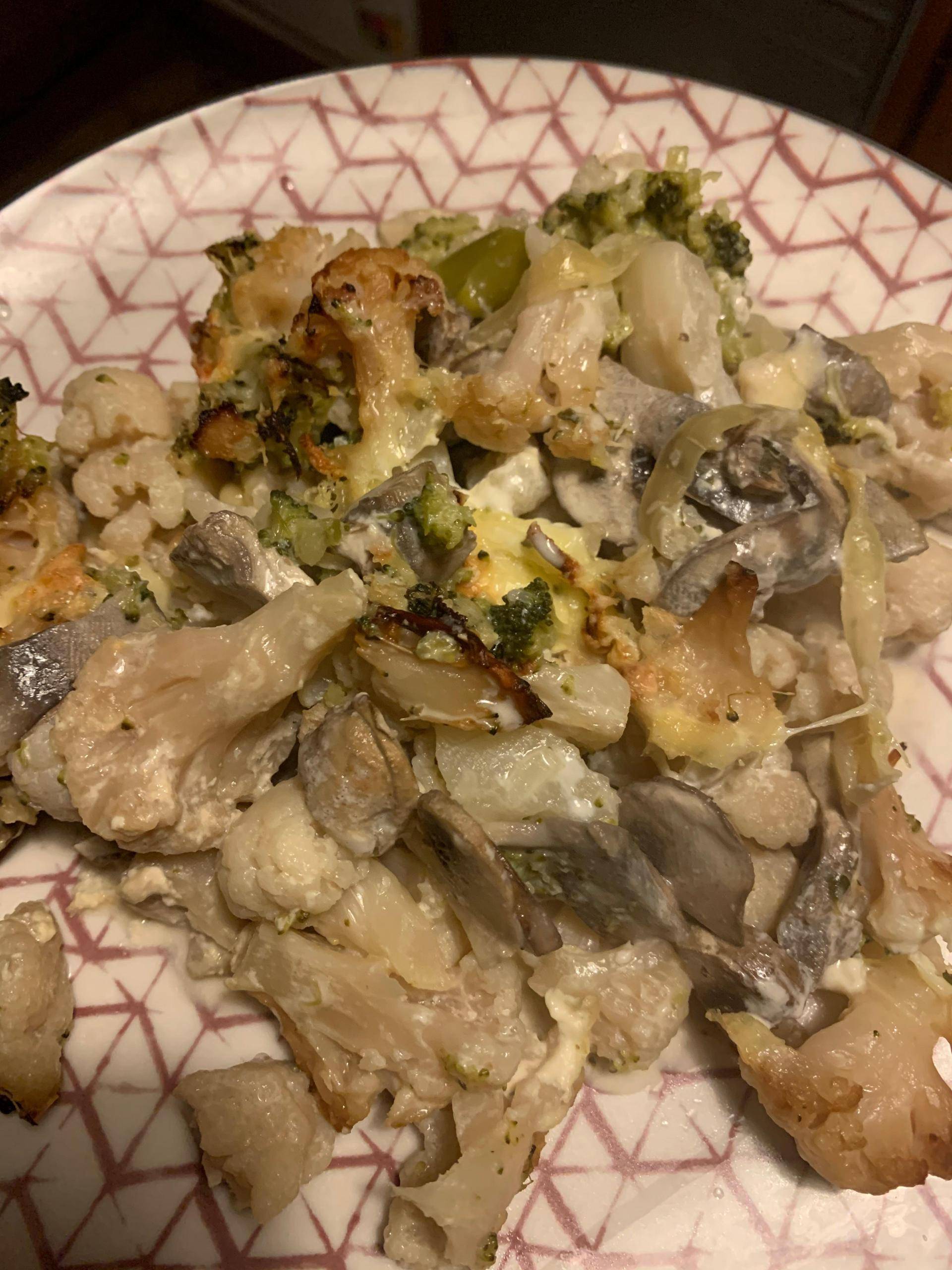Gratin de légumes (brocolis, chou fleur, champignons) - Recepten Cookeo V3 | Moulinex