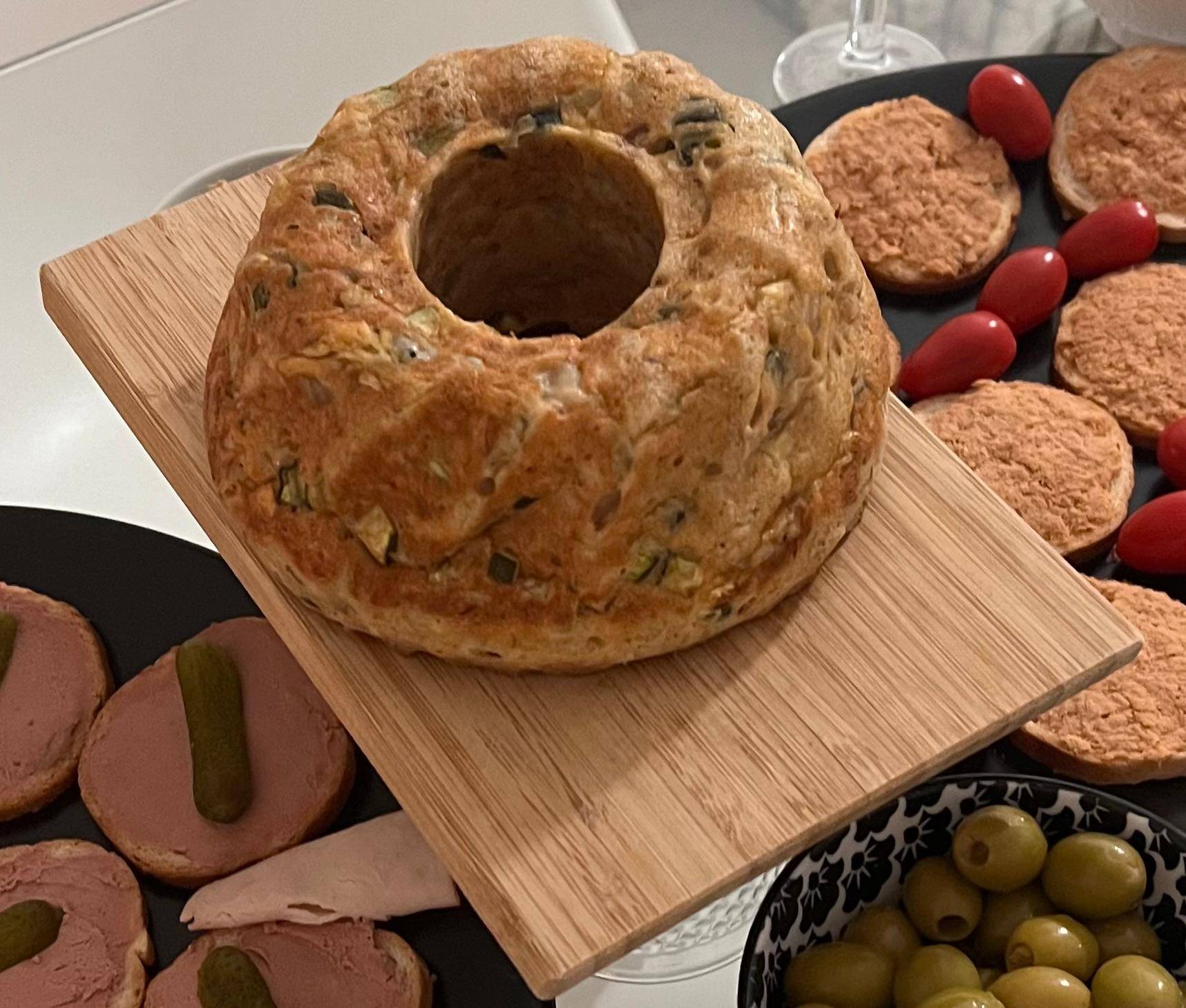 Cake au thon et courgette - Recepten Easy Fry Max | Moulinex