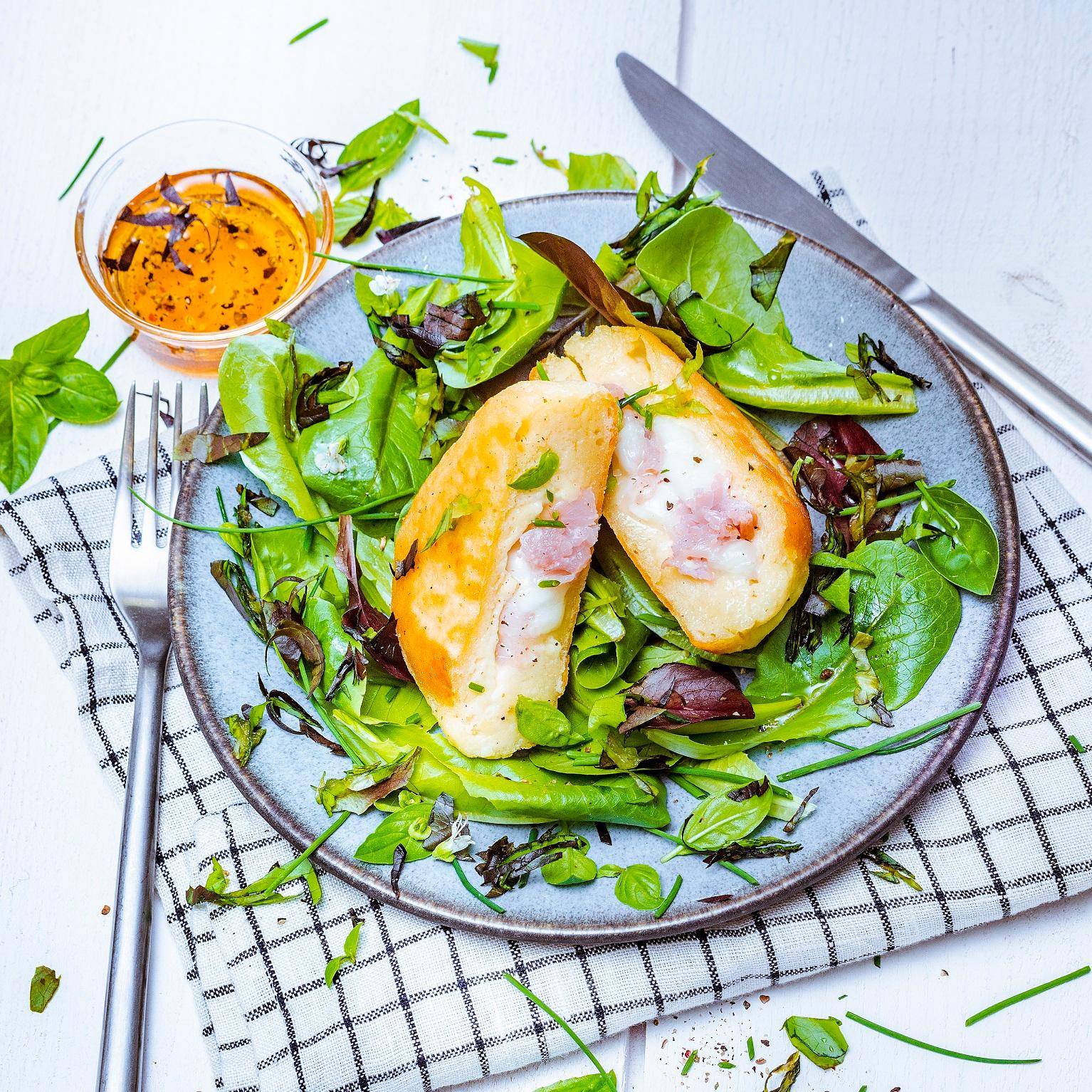 Bombe de pommes de terre au jambon fumé - Recette Companion | Moulinex