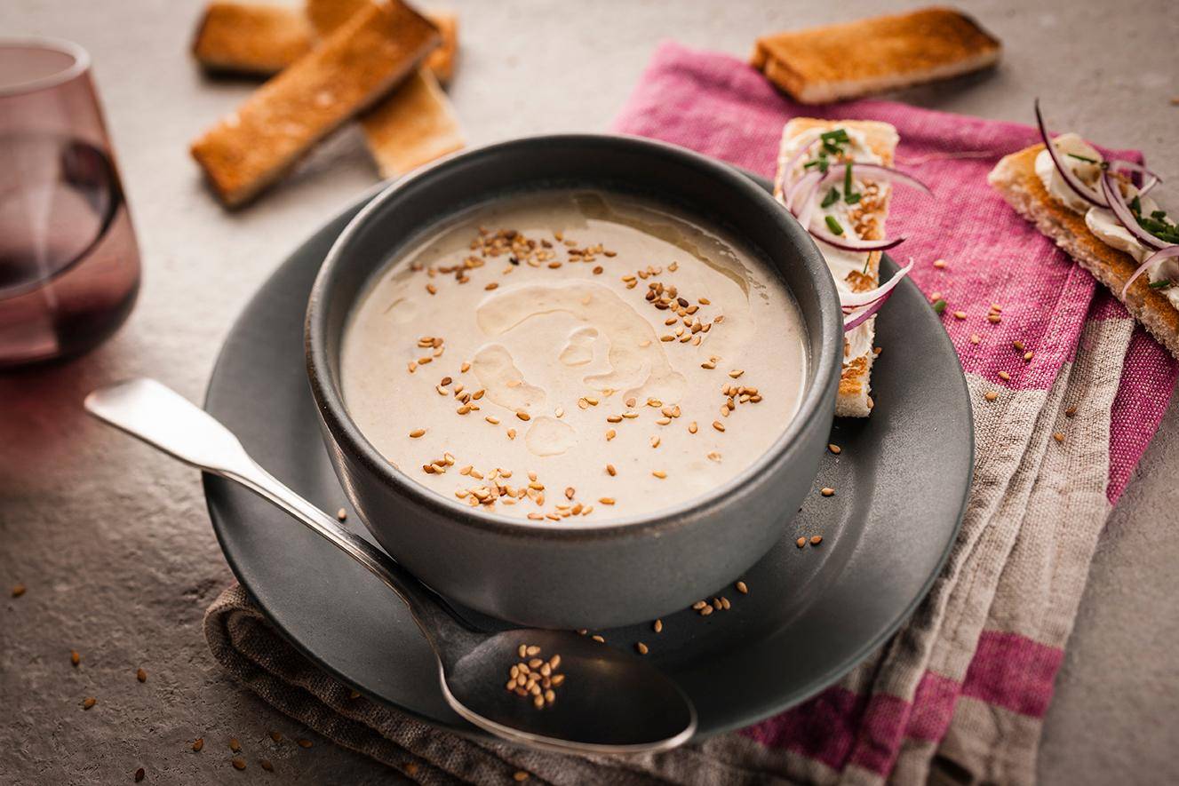 Crème aubergine et céleri rave - Recette Cookeo | Moulinex