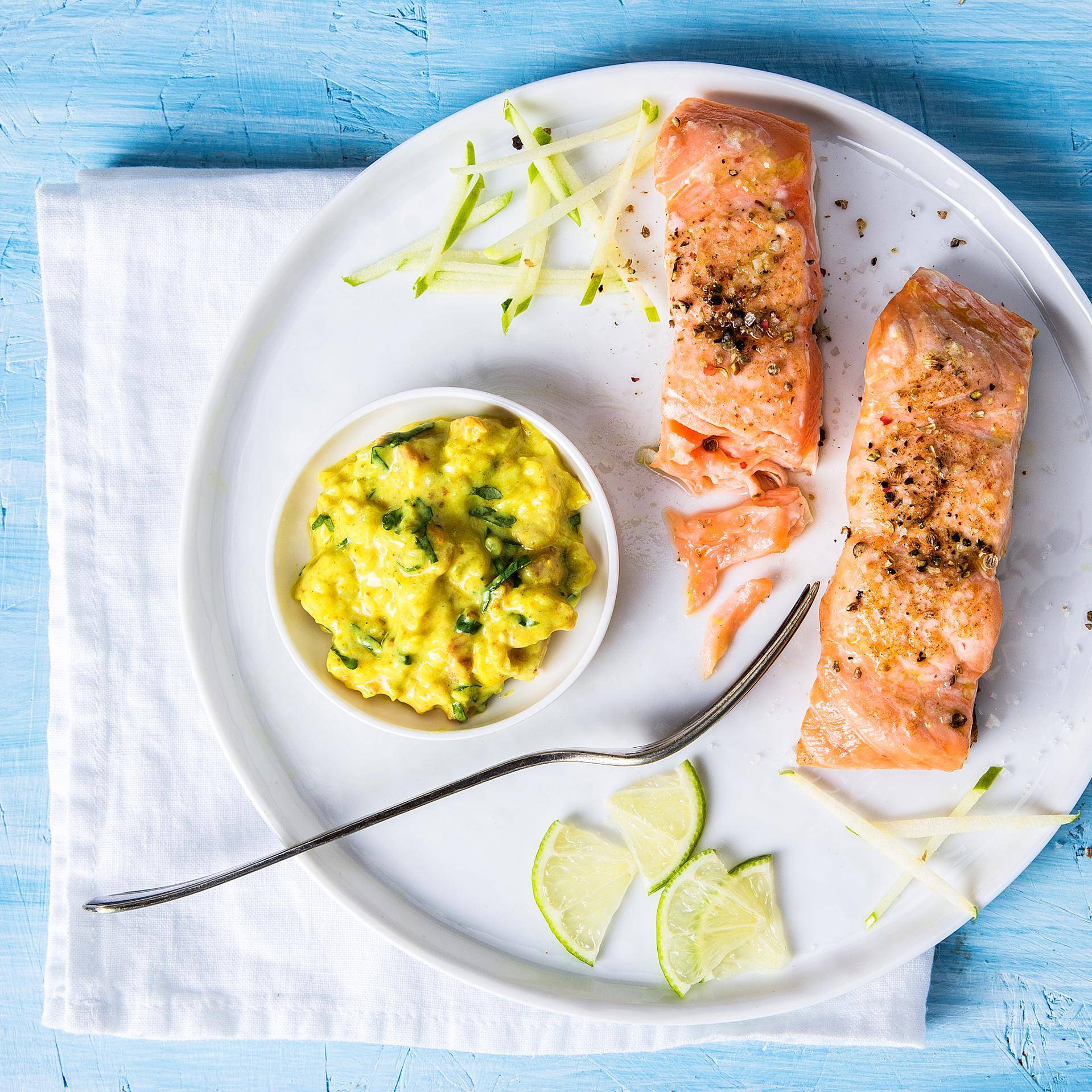 Sauce curry lardons - Recepten Companion | Moulinex