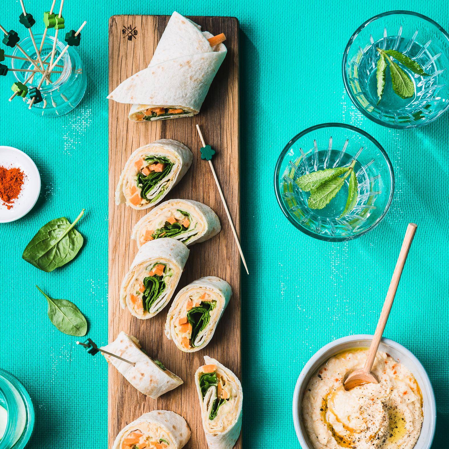 Wraps de pois chiches - Recette Cookeo | Moulinex