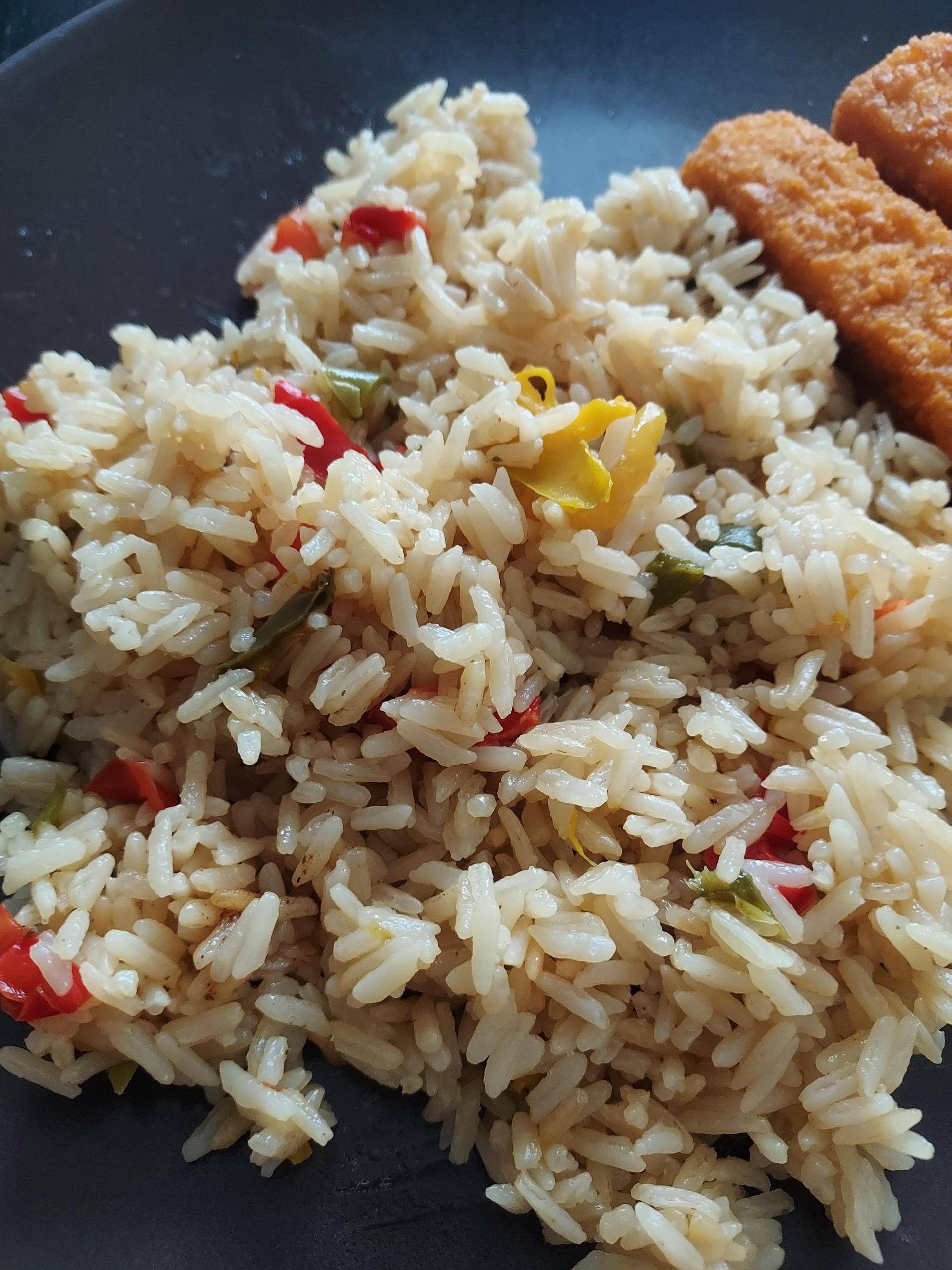 Riz jasmin aux poivrons - Recette Cookeo | Moulinex