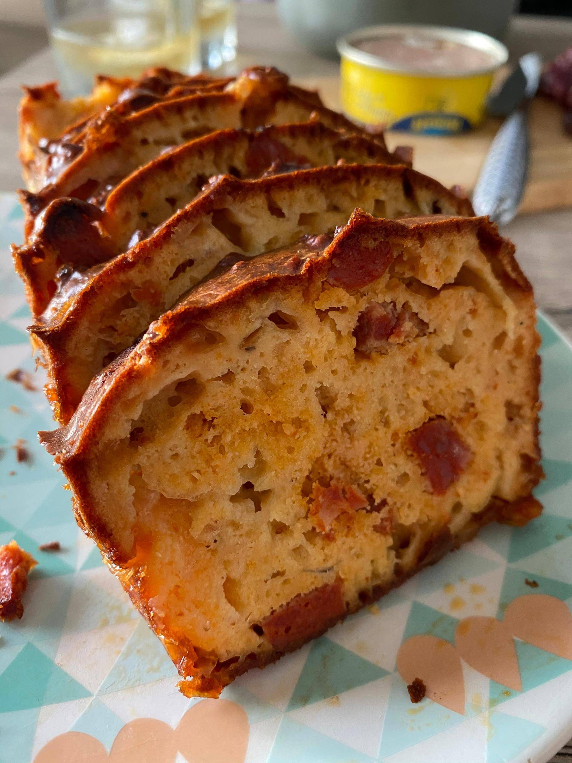 Cake chorizo comté - Recette Companion Connect | Moulinex