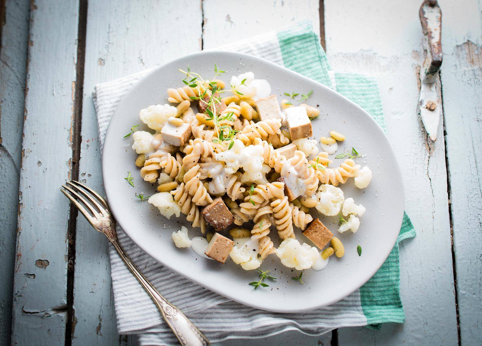 Eenpanspasta gerookte tofu - Recepten Cookeo | Moulinex