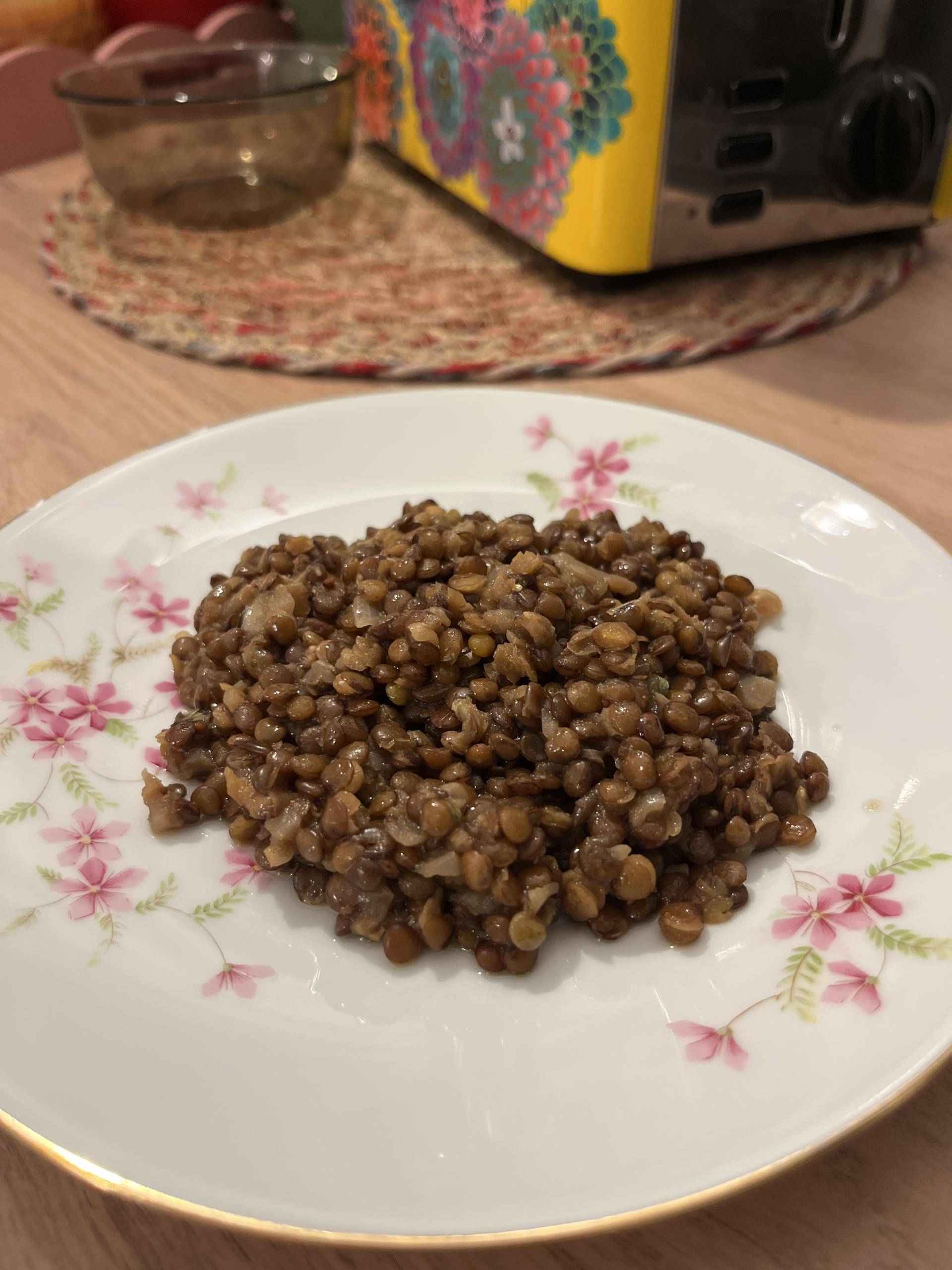 Lentilles vinaigrette - Recette Companion Connect XL | Moulinex