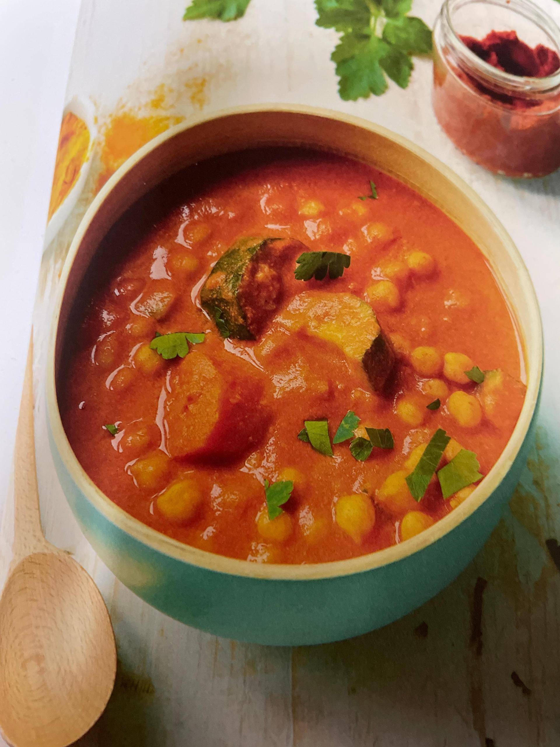 Curry de pois chiches & légumes - Recepten Cookeo | Moulinex