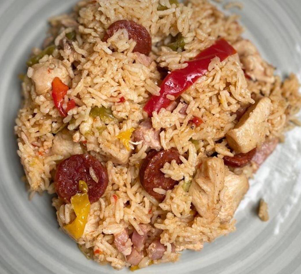 Riz sauté aux légumes poulet et bacon - Recette Cookeo | Moulinex