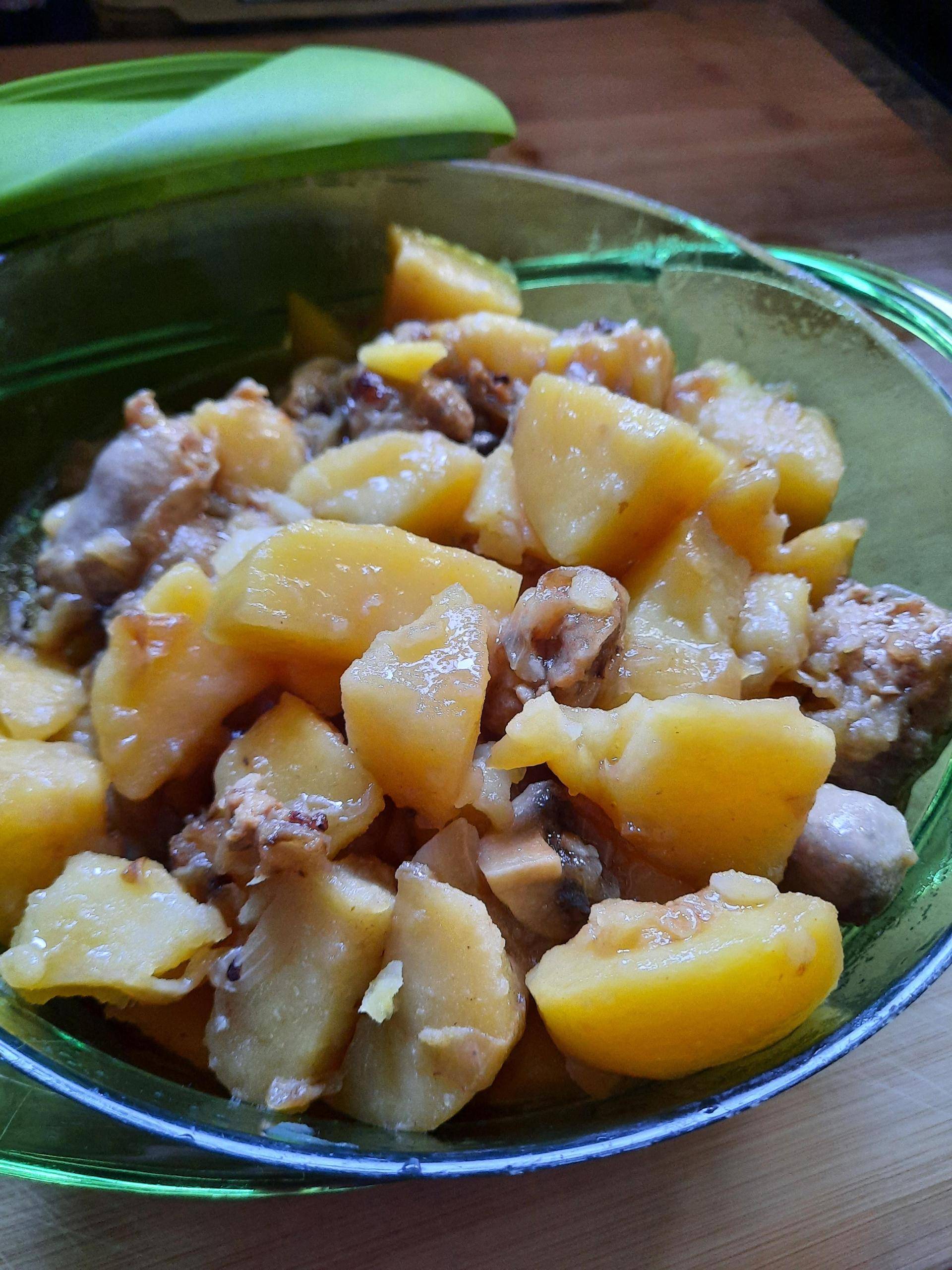 Pomme de terre & saucisse de Toulouse - Recepten Cookeo | Moulinex
