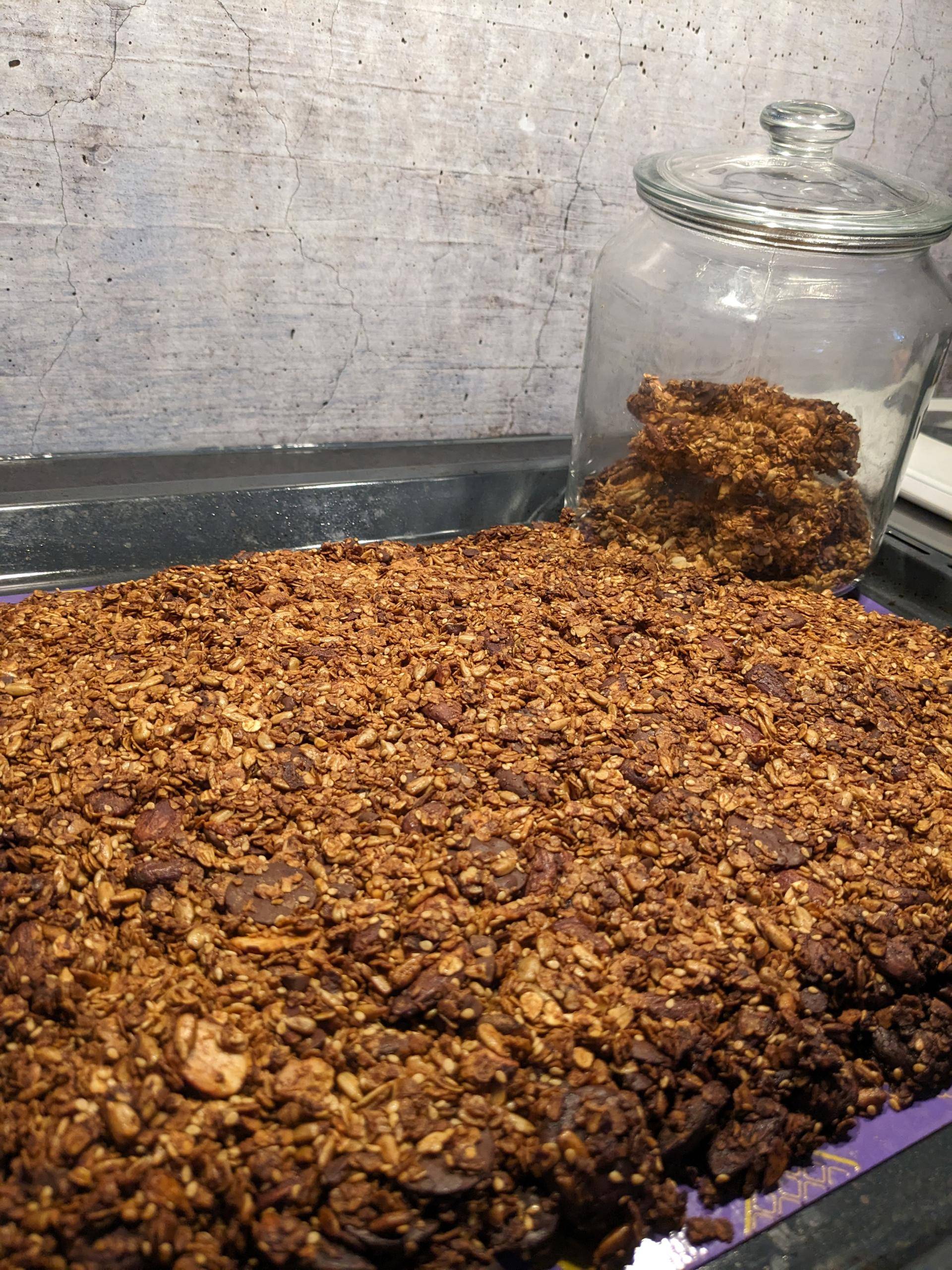 Granola amandes-chocolat - Recepten Companion Connect XL | Moulinex