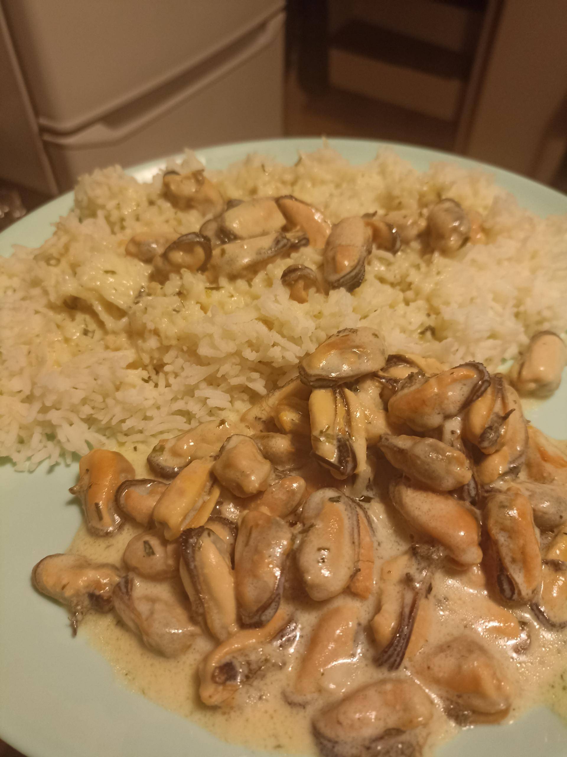 Riz, moule a la crème - Recepten Cookeo | Moulinex