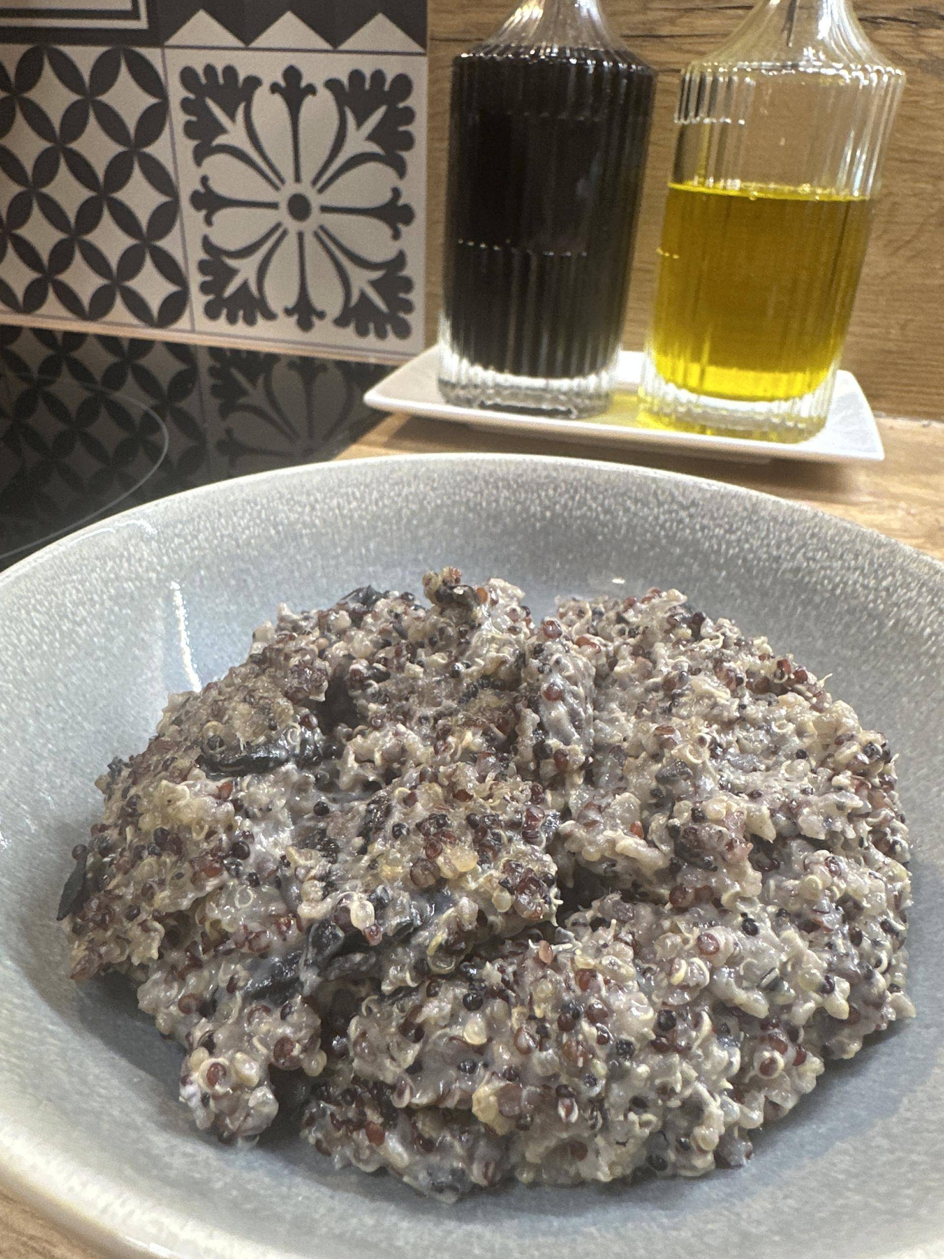 Quinoa aux champignons façon risotto - Recette Cookeo V3 | Moulinex