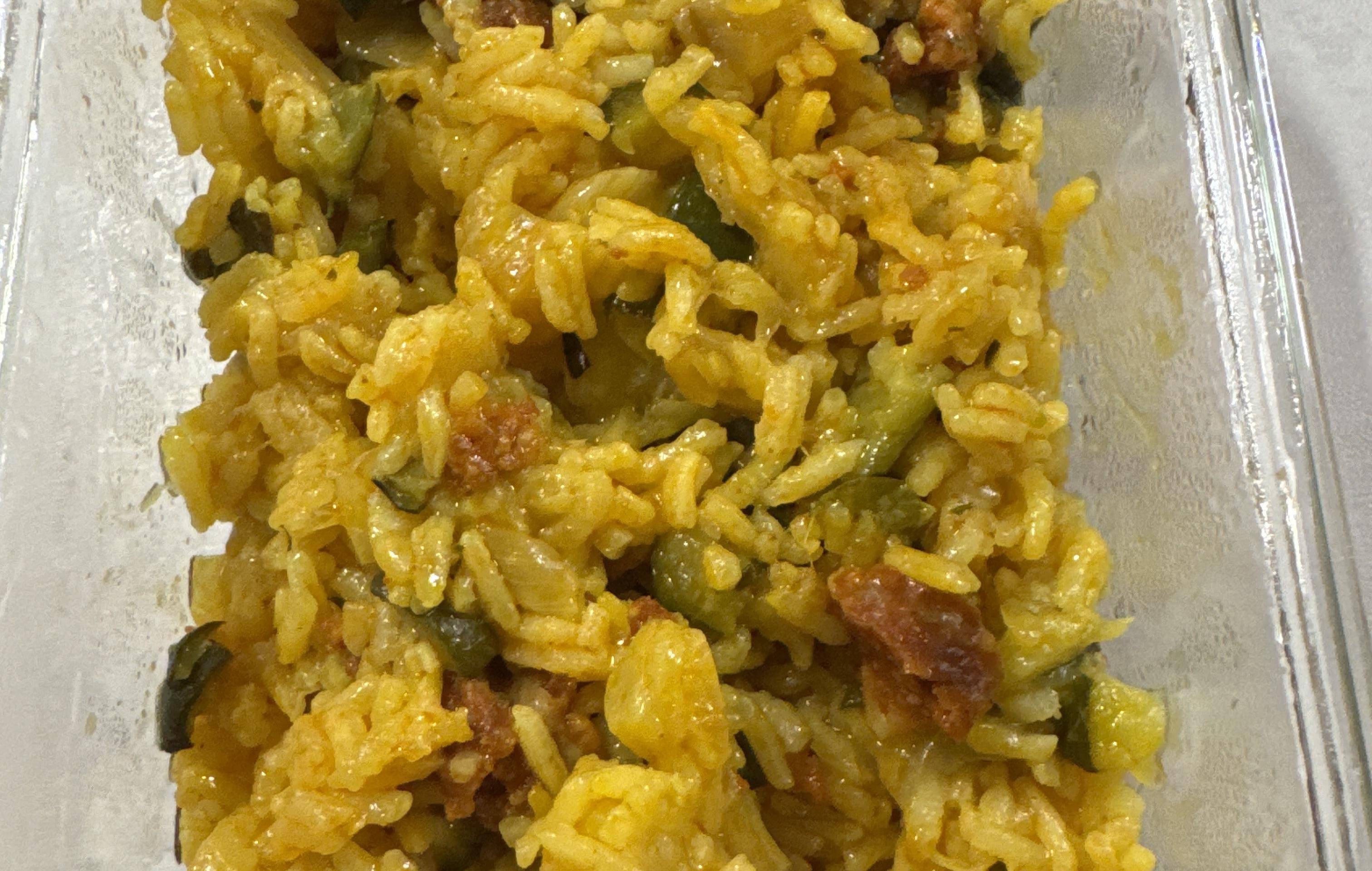 Riz courgette chorizo - Recette Cookeo | Moulinex