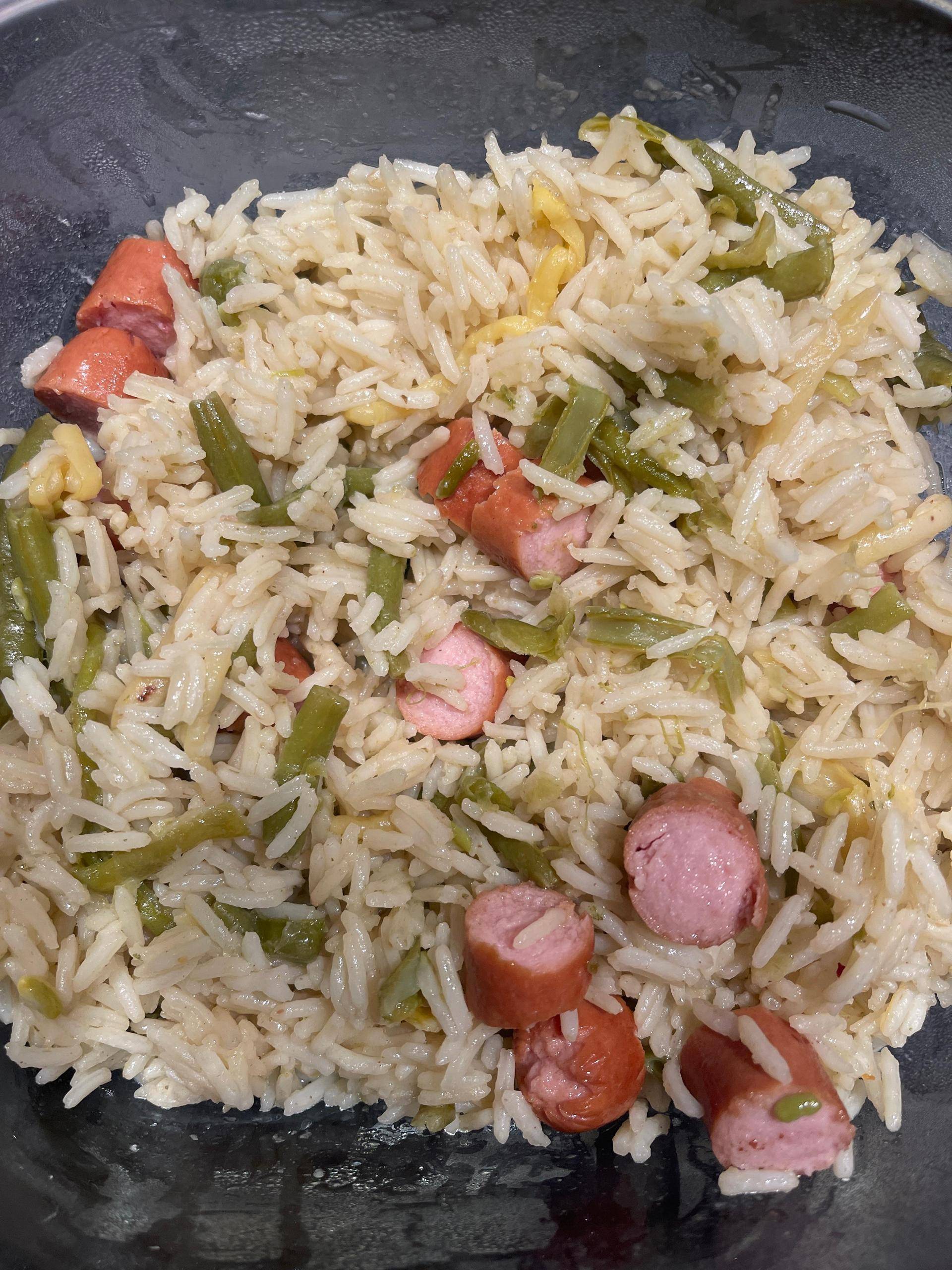 Riz haricots knackis - Recette Cookeo | Moulinex