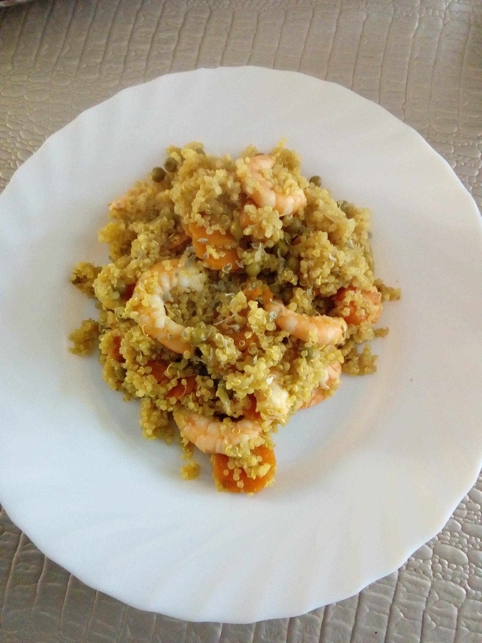 Quinoa aux crevettes - Recepten Cookeo | Moulinex