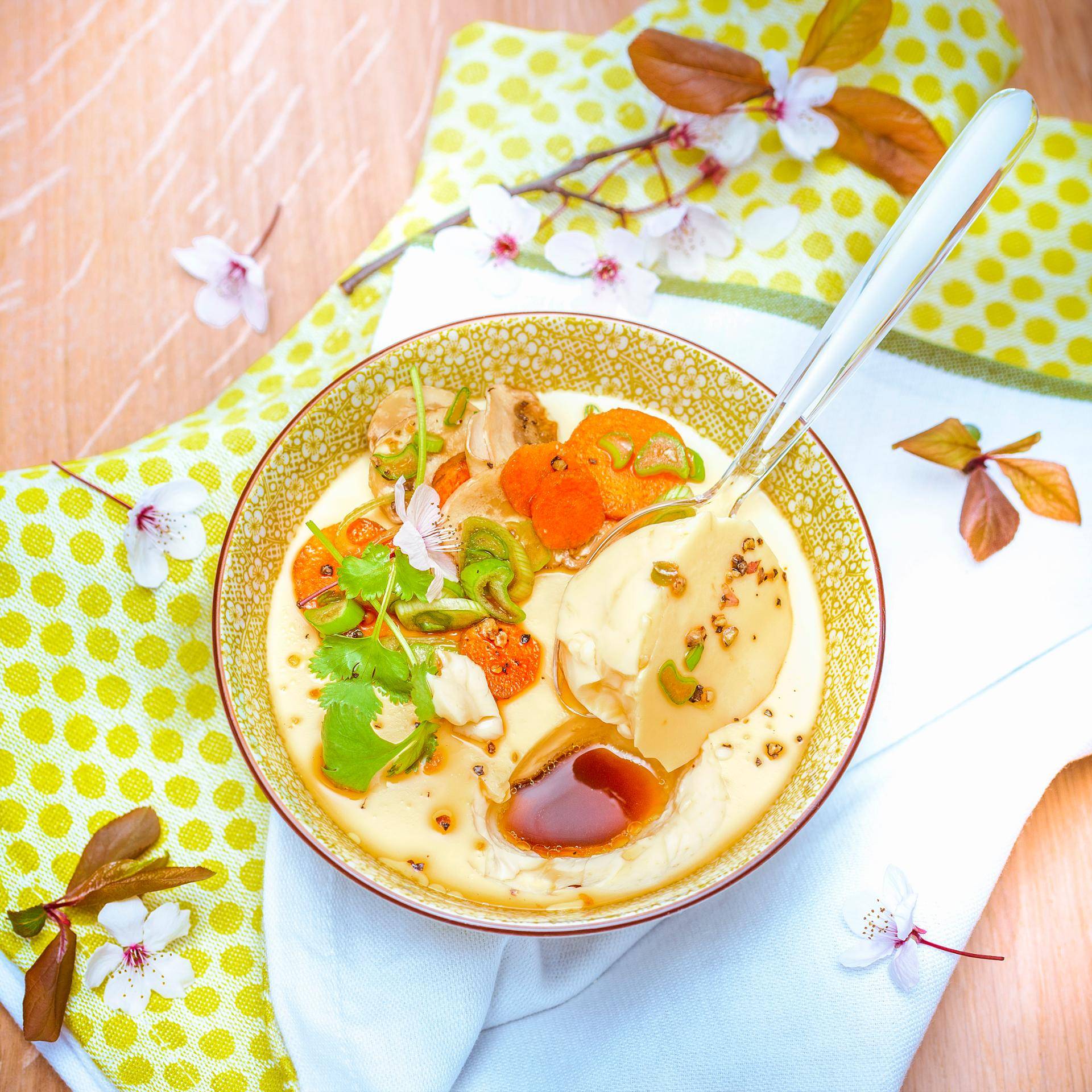 Œufs à la vapeur aux légumes croquants - Recette Companion | Moulinex