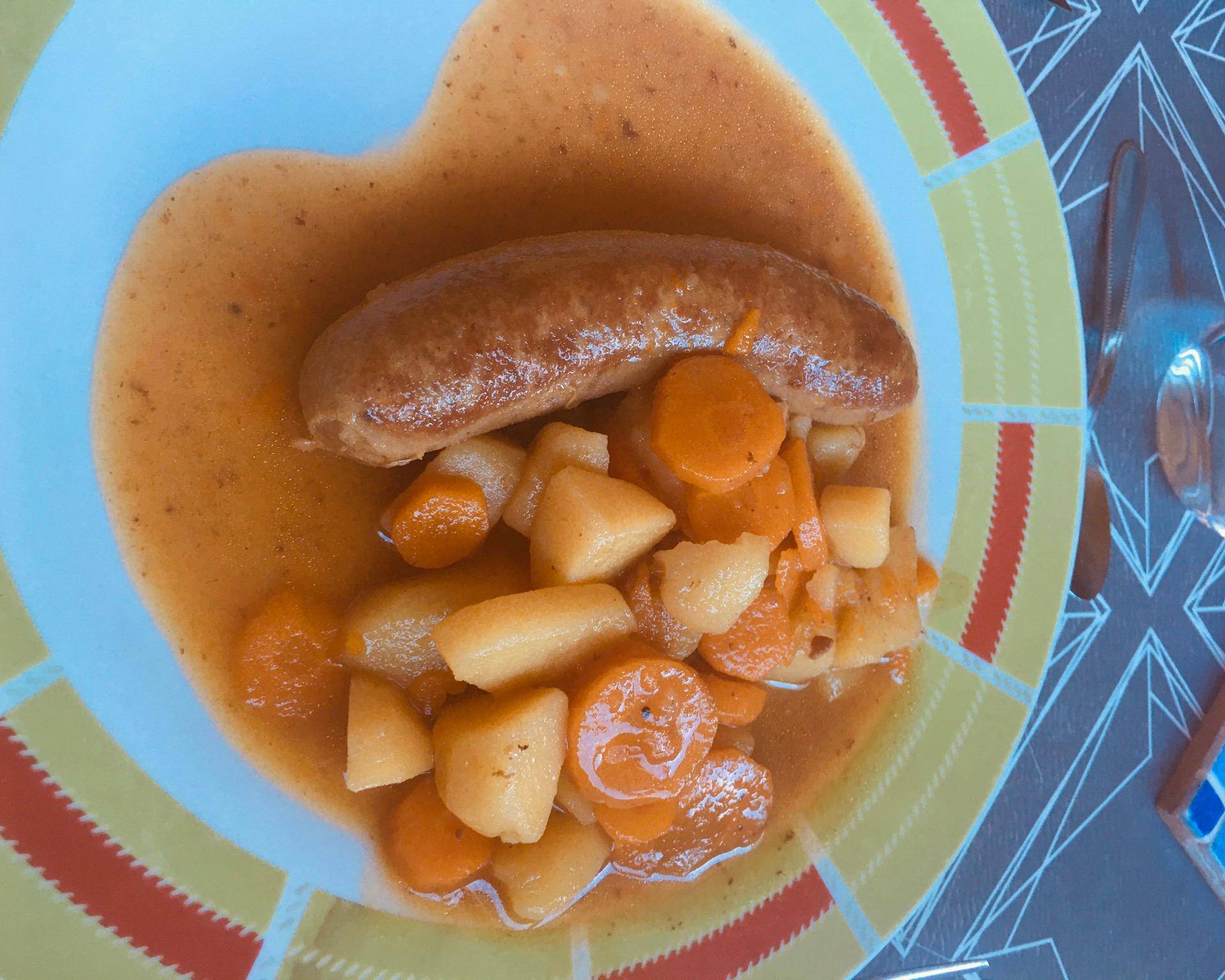Pomme de terre carottes et saucisses de Toulouse - Recette Cookeo | Moulinex