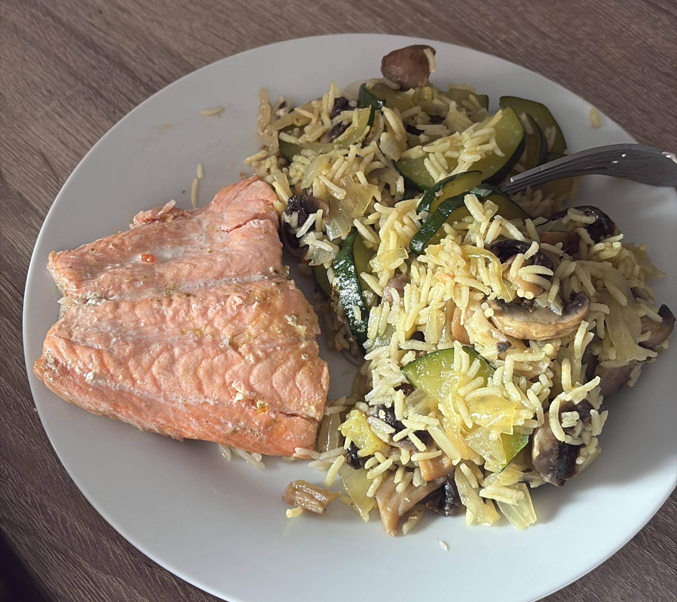 Dos de saumon au riz - Recette Cookeo V3 | Moulinex