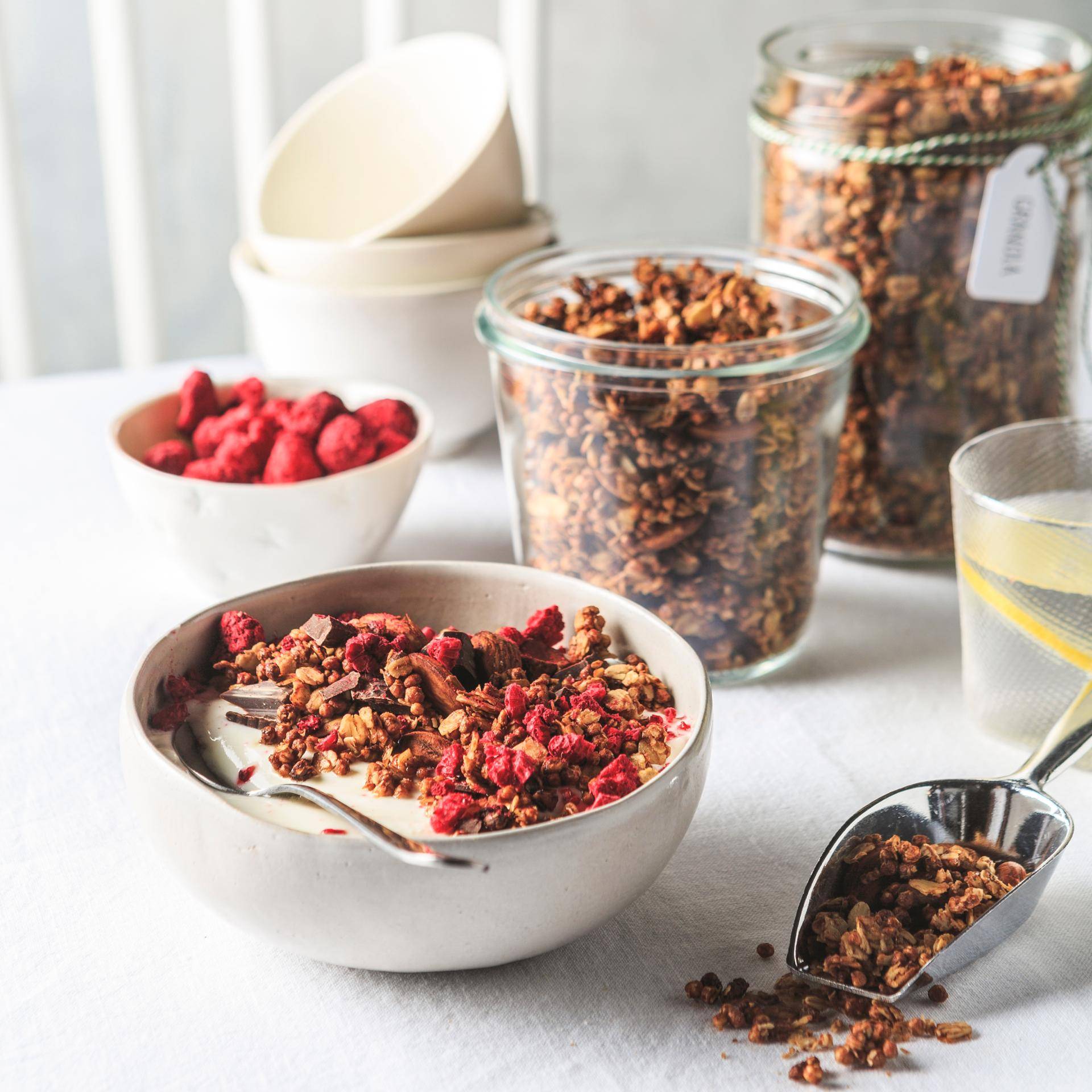 Granola au chocolat noir - Recepten Companion | Moulinex