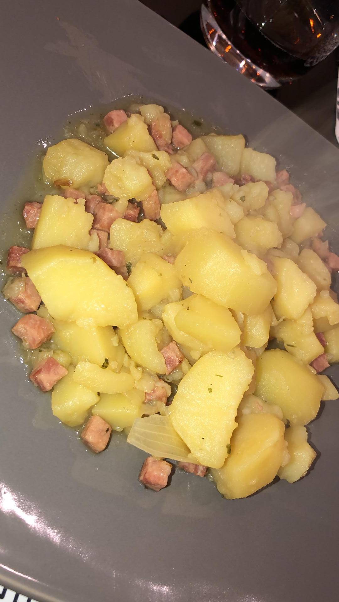 Pomme de terre fondantes et dès de jambon - Recepten Cookeo | Moulinex