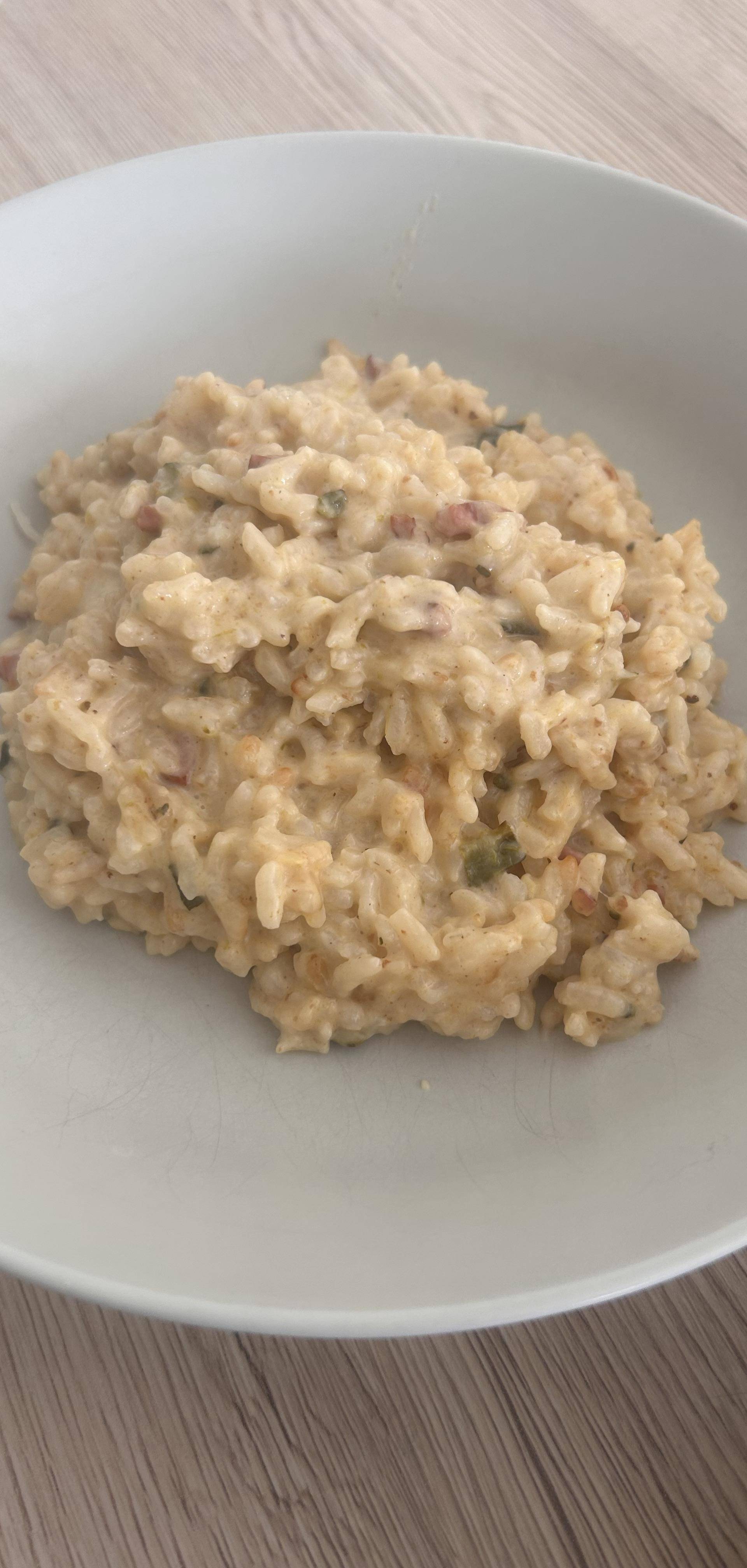Risotto courgettes bacon - Recette Cookeo | Moulinex
