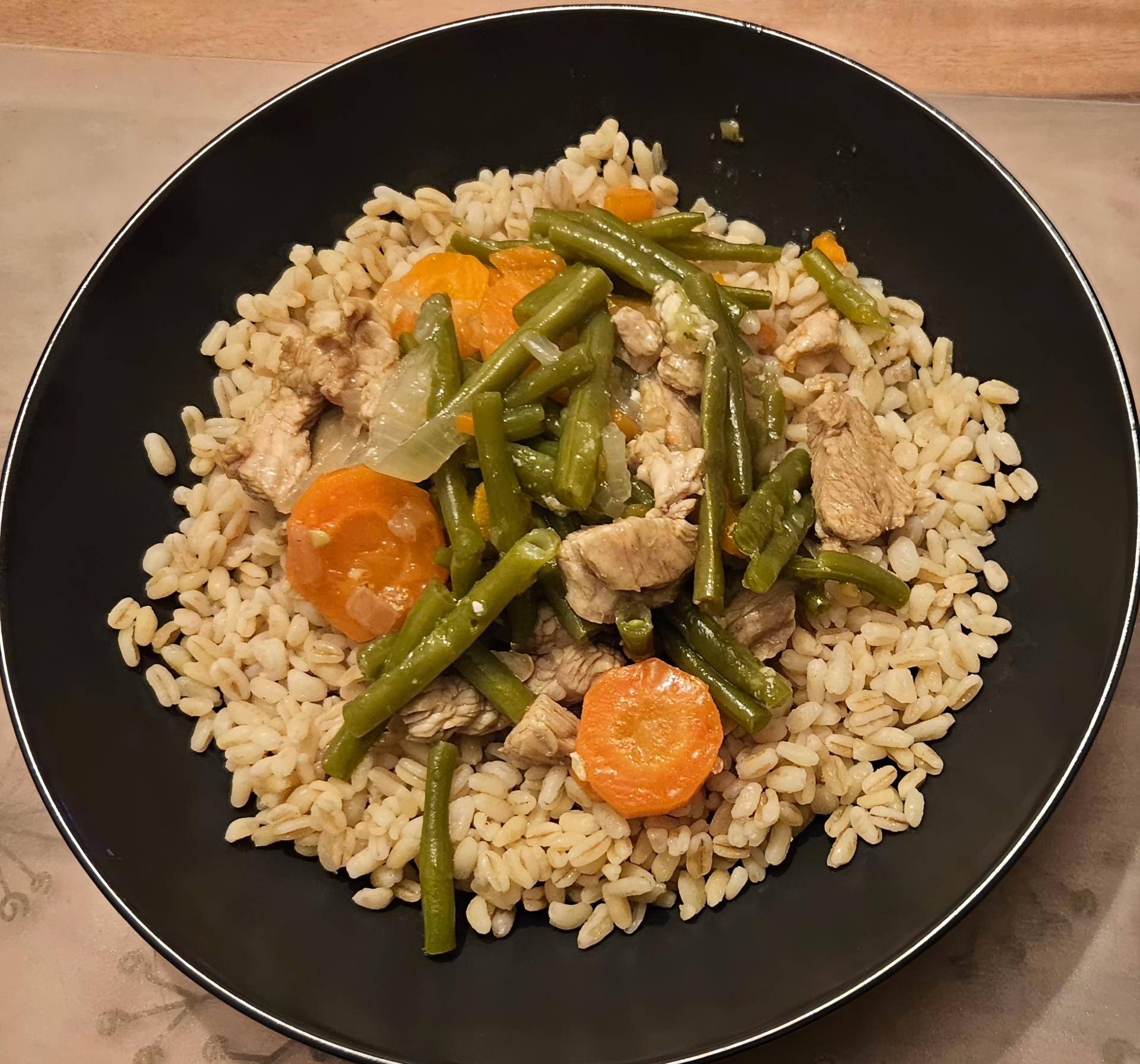 Émincer de dinde au carotte et Haricot vert - Recette Cookeo | Moulinex