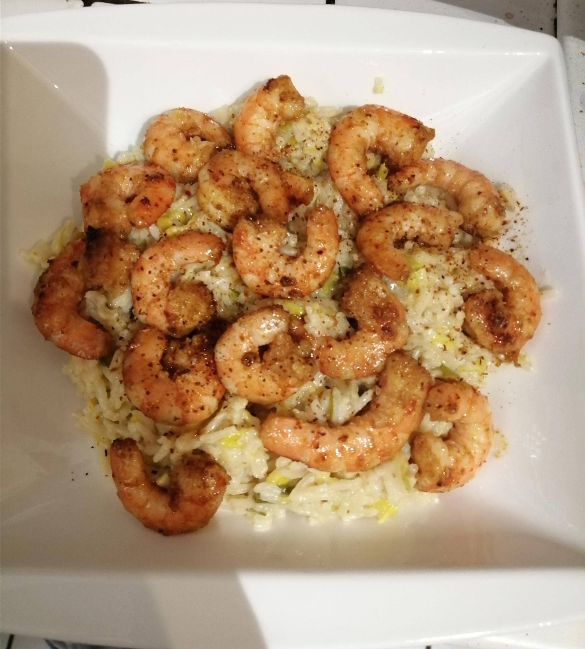 Risotto poireaux et crevettes - Recette Cookeo | Moulinex
