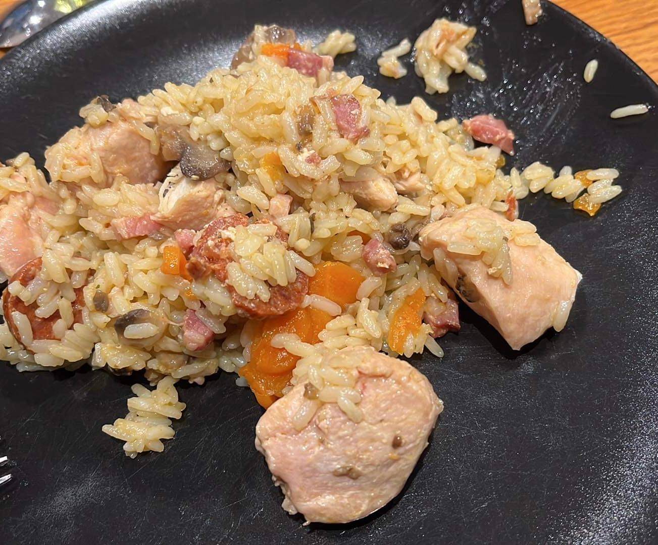 Riz chorizo lardons poulet - Recepten Cookeo V3 | Moulinex
