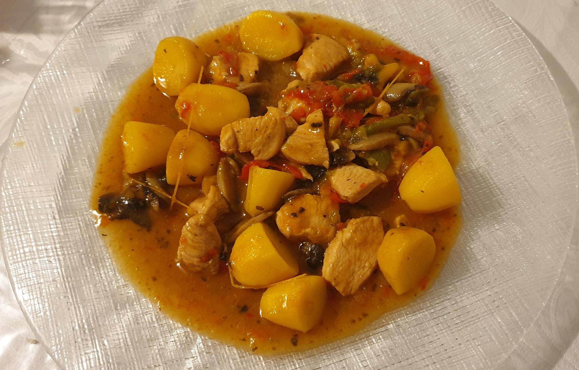 Poulet, Poivrons, Pomme de terre - Recepten Cookeo | Moulinex
