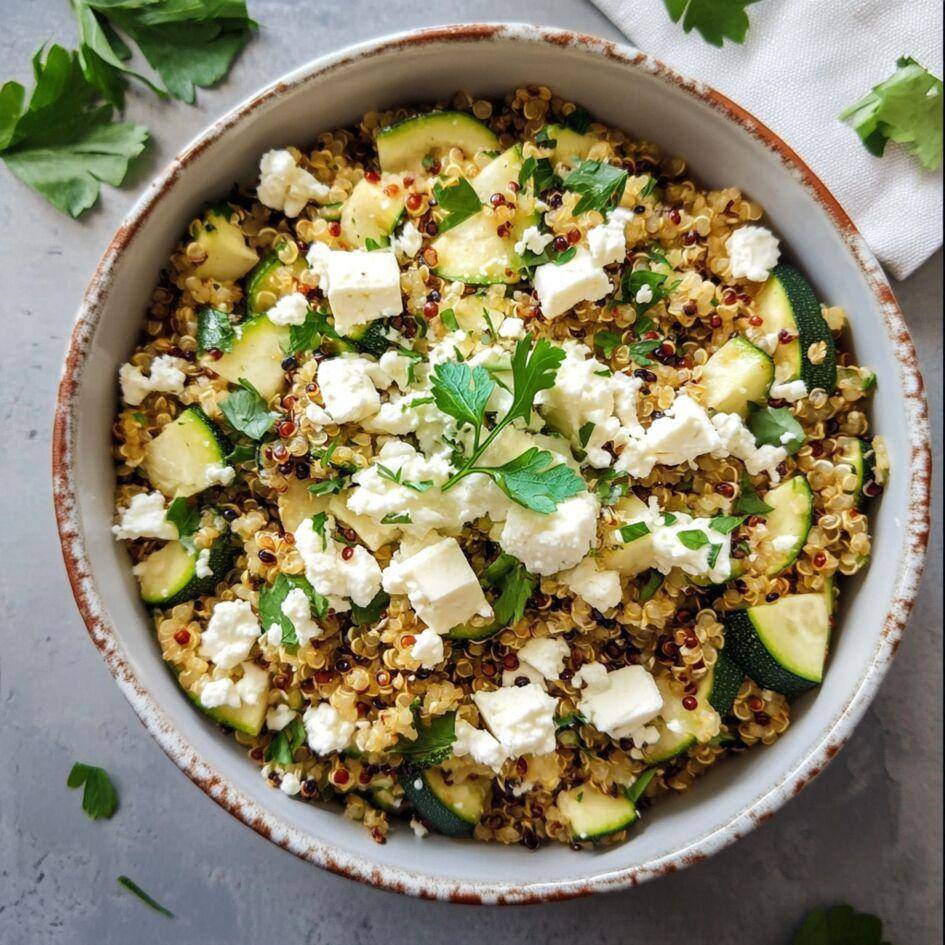 Quinoa à la feta et courgette - Recette Cookeo | Moulinex