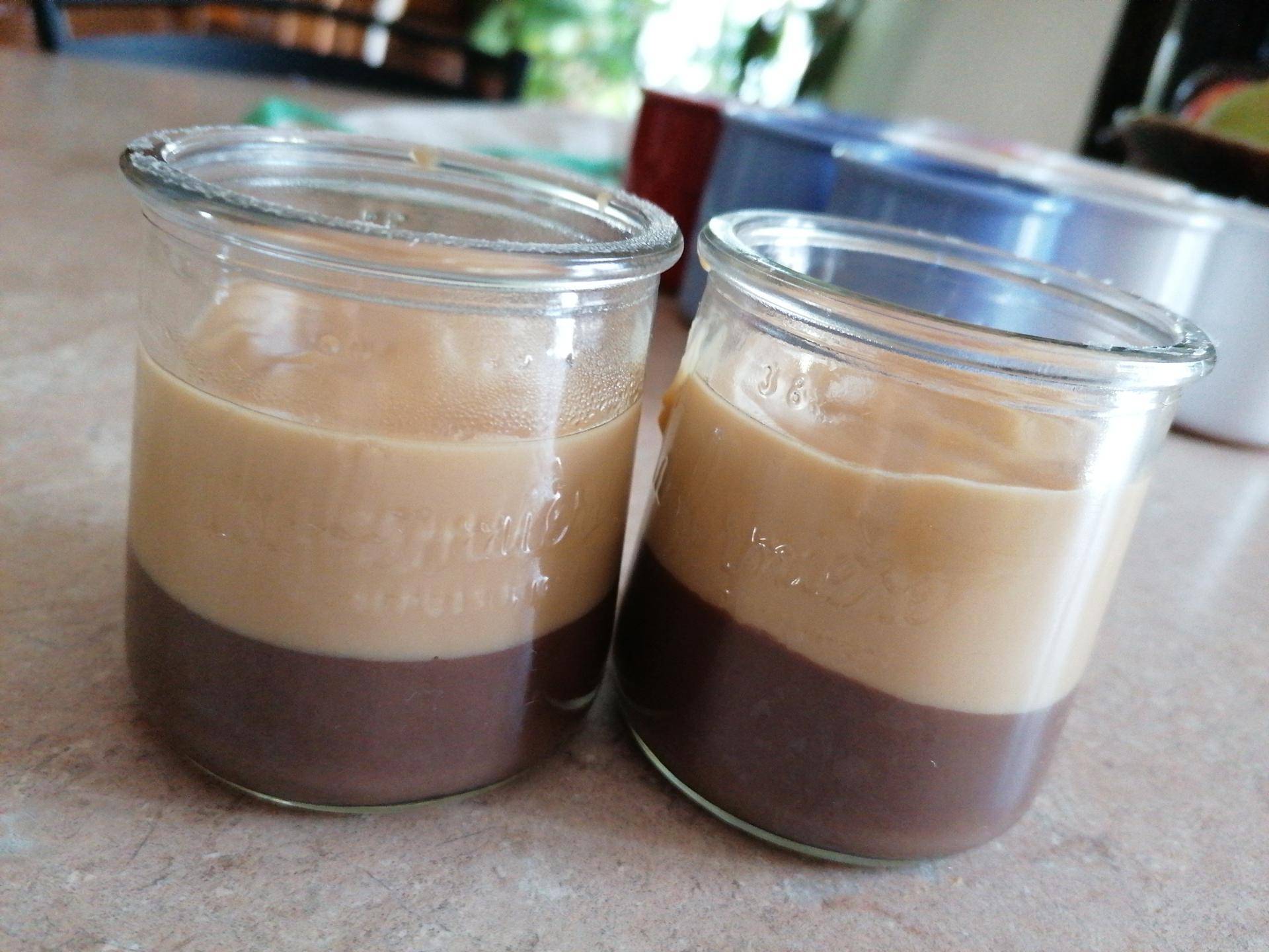 Crème duo chocolat caramel - Recette Companion XL | Moulinex