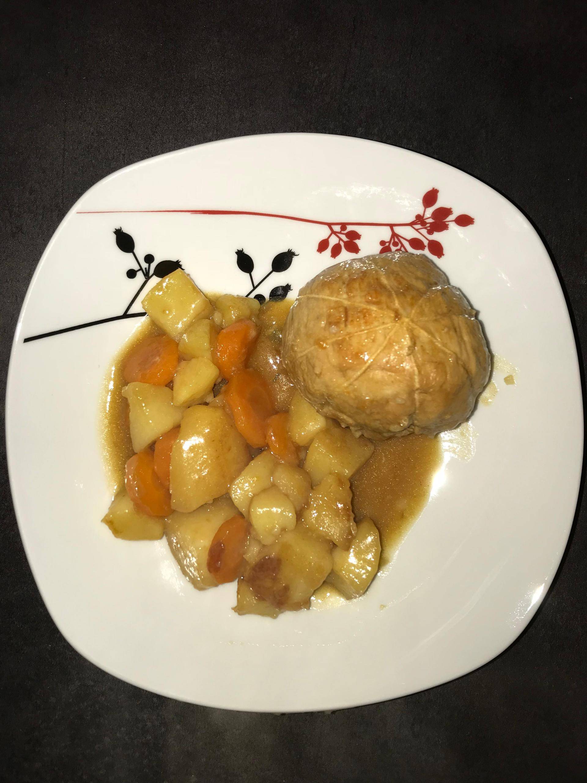 Paupiettes de veau, carottes et pommes de terre - Recepten Cookeo | Moulinex