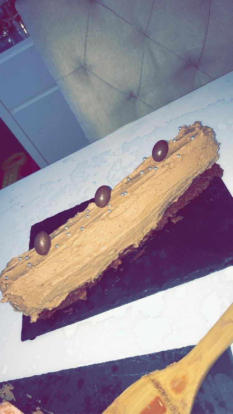 Bûche au chocolat praliné - Recette Companion Connect | Moulinex