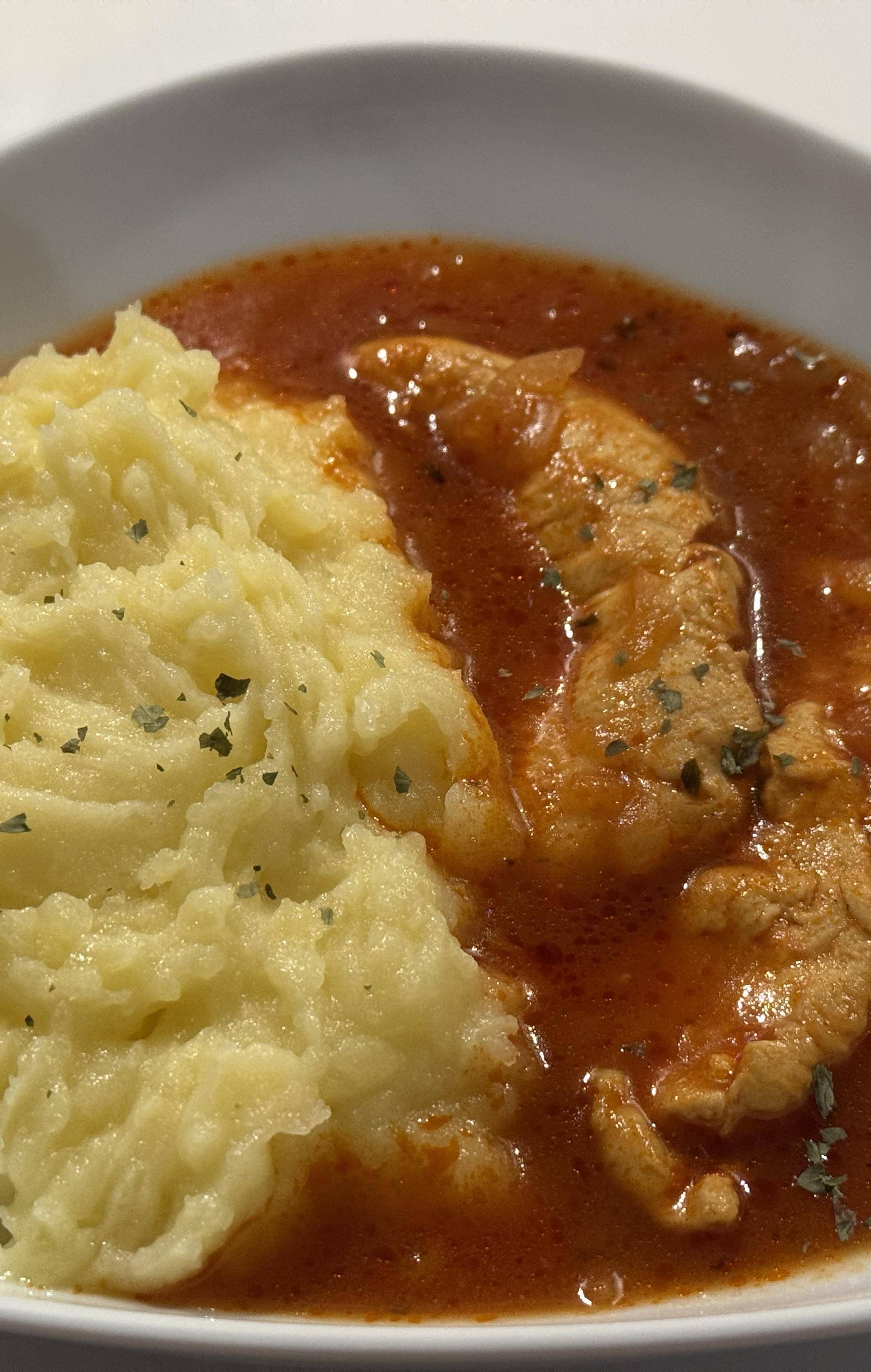 Aiguillettes de poulet et purée de pommes de terre - Recette Cookeo Infinity Autostir | Moulinex