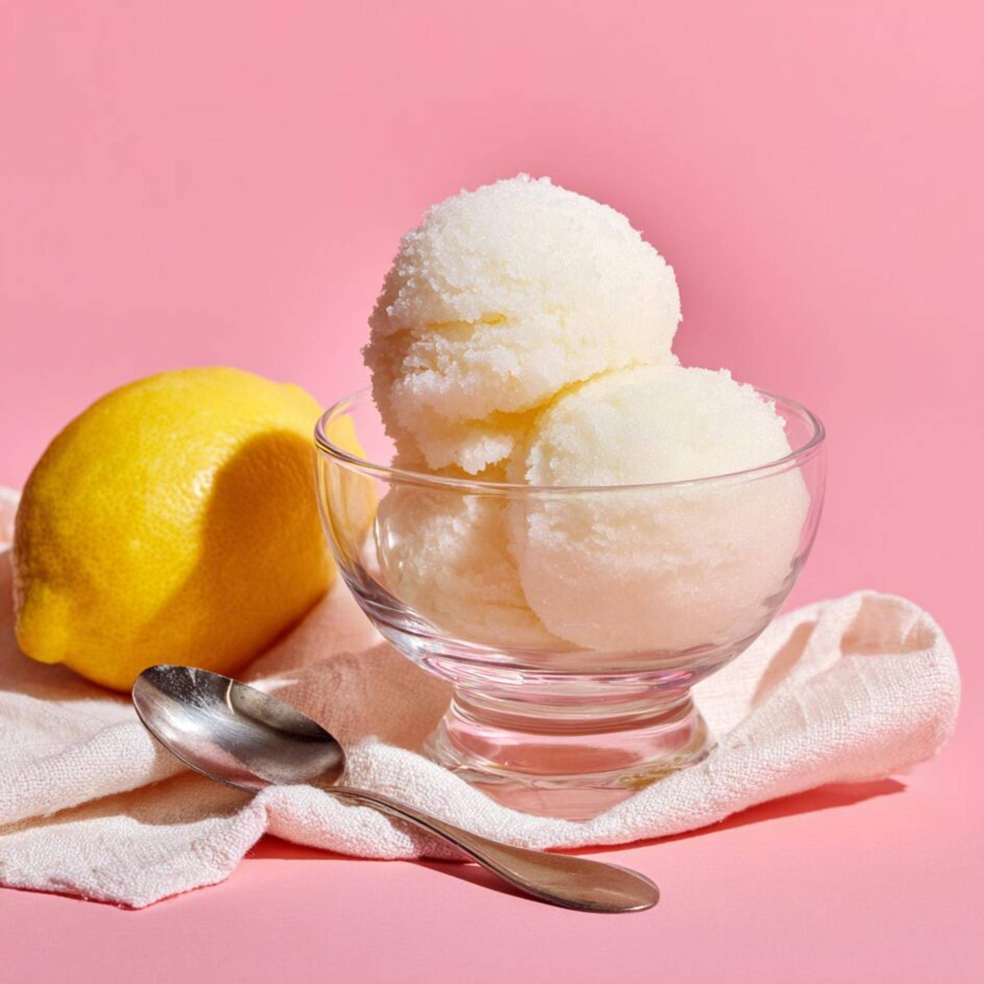 Sorbet citron avec la machine à glaces Dolci - Recette Dolci | Moulinex