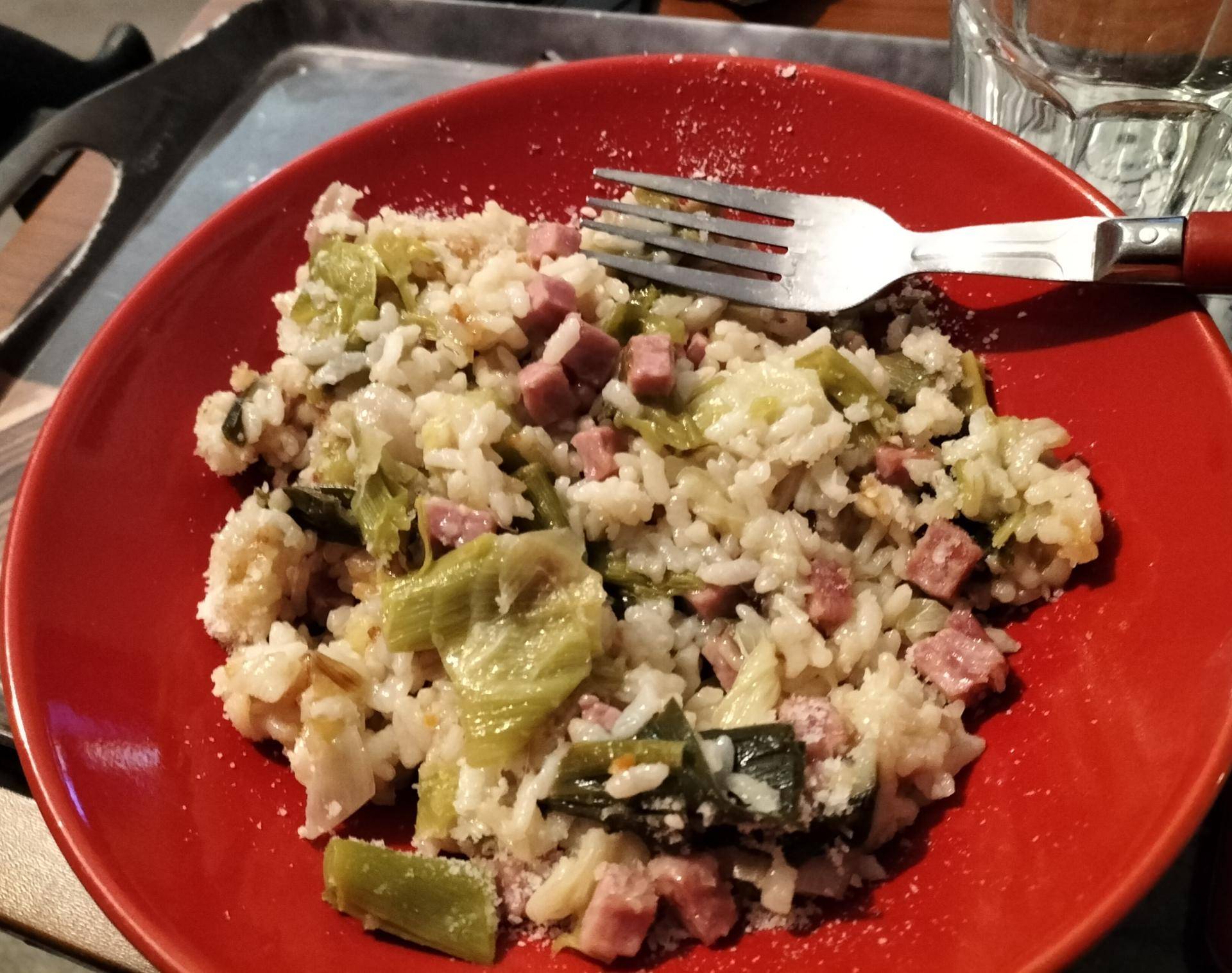 Risotto jambon poireaux light - Recepten Cookeo | Moulinex