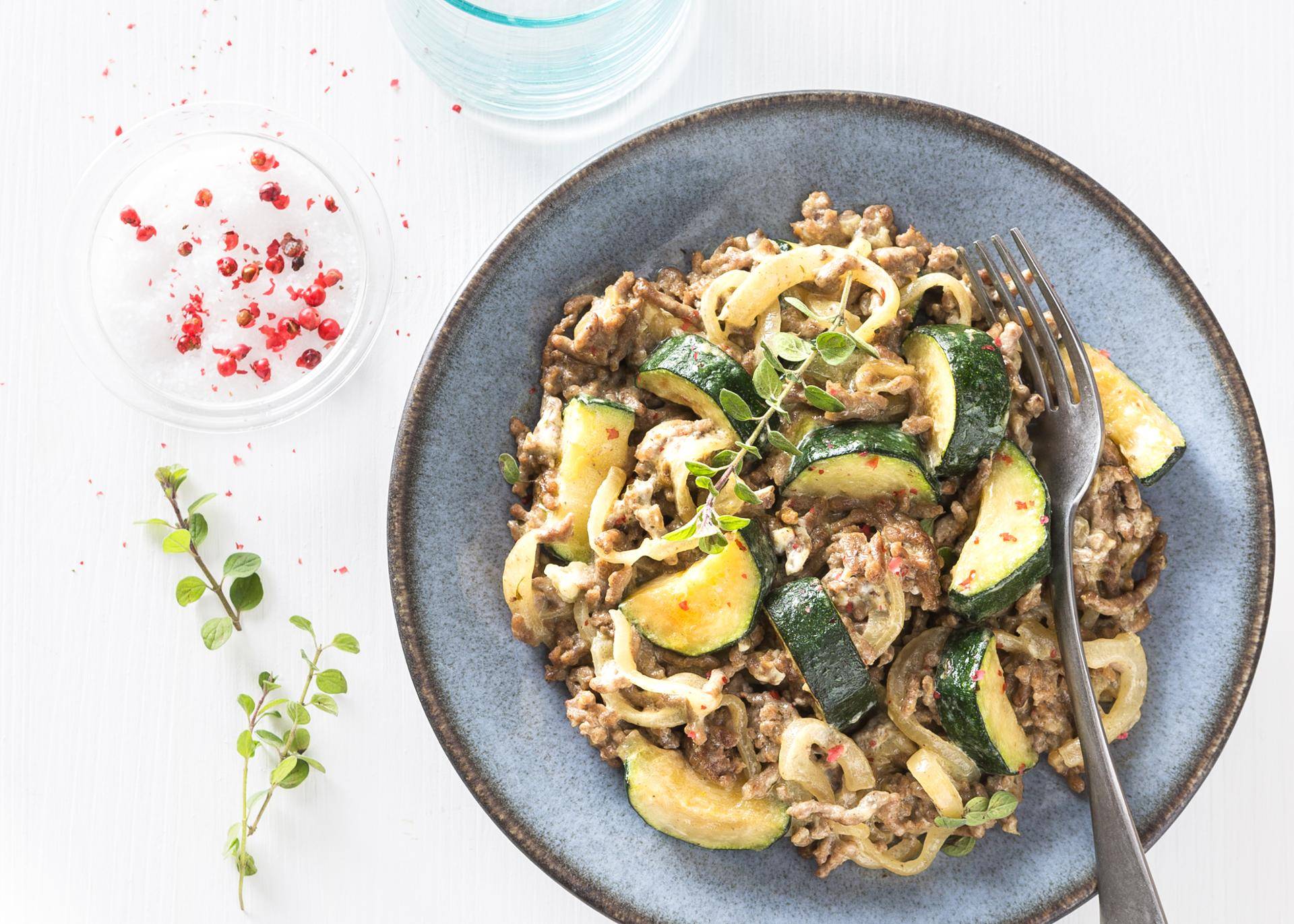 Viande courgette vache qui rit - Recepten Cookeo | Moulinex