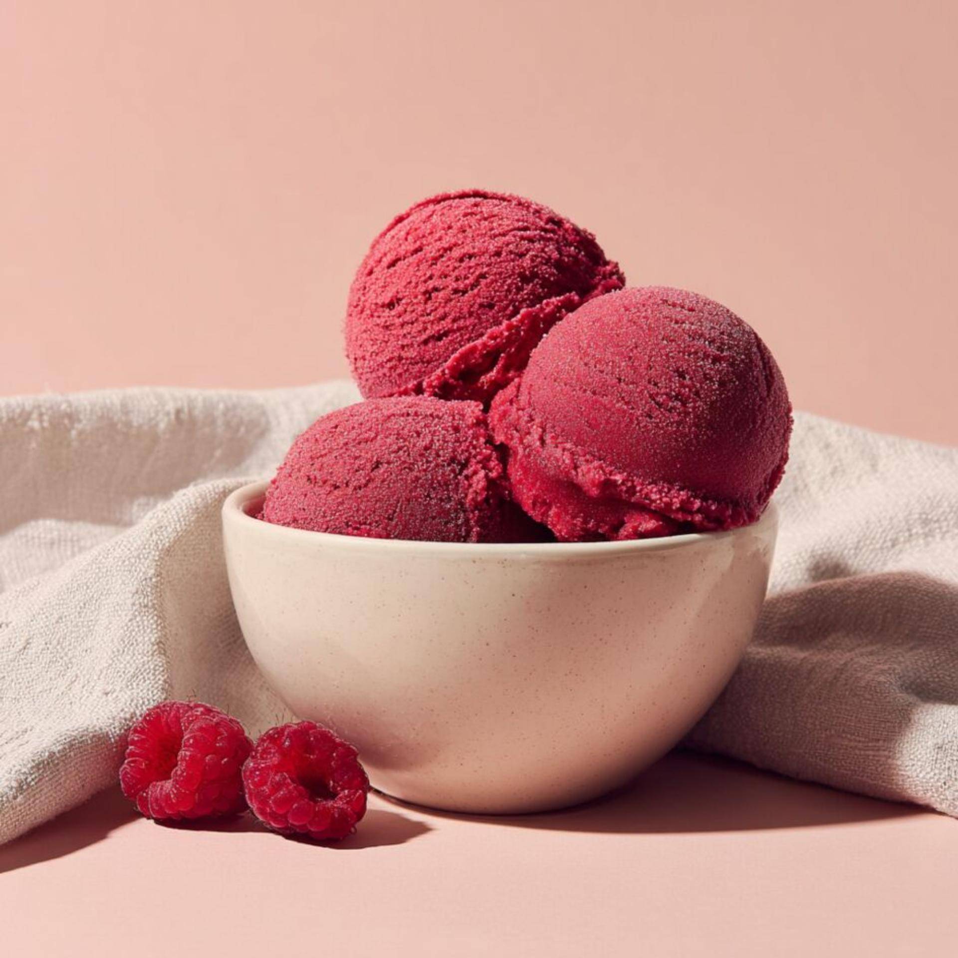 Sorbet framboise au sirop d’agave avec la machine à glaces Dolci - Recette Dolci | Moulinex