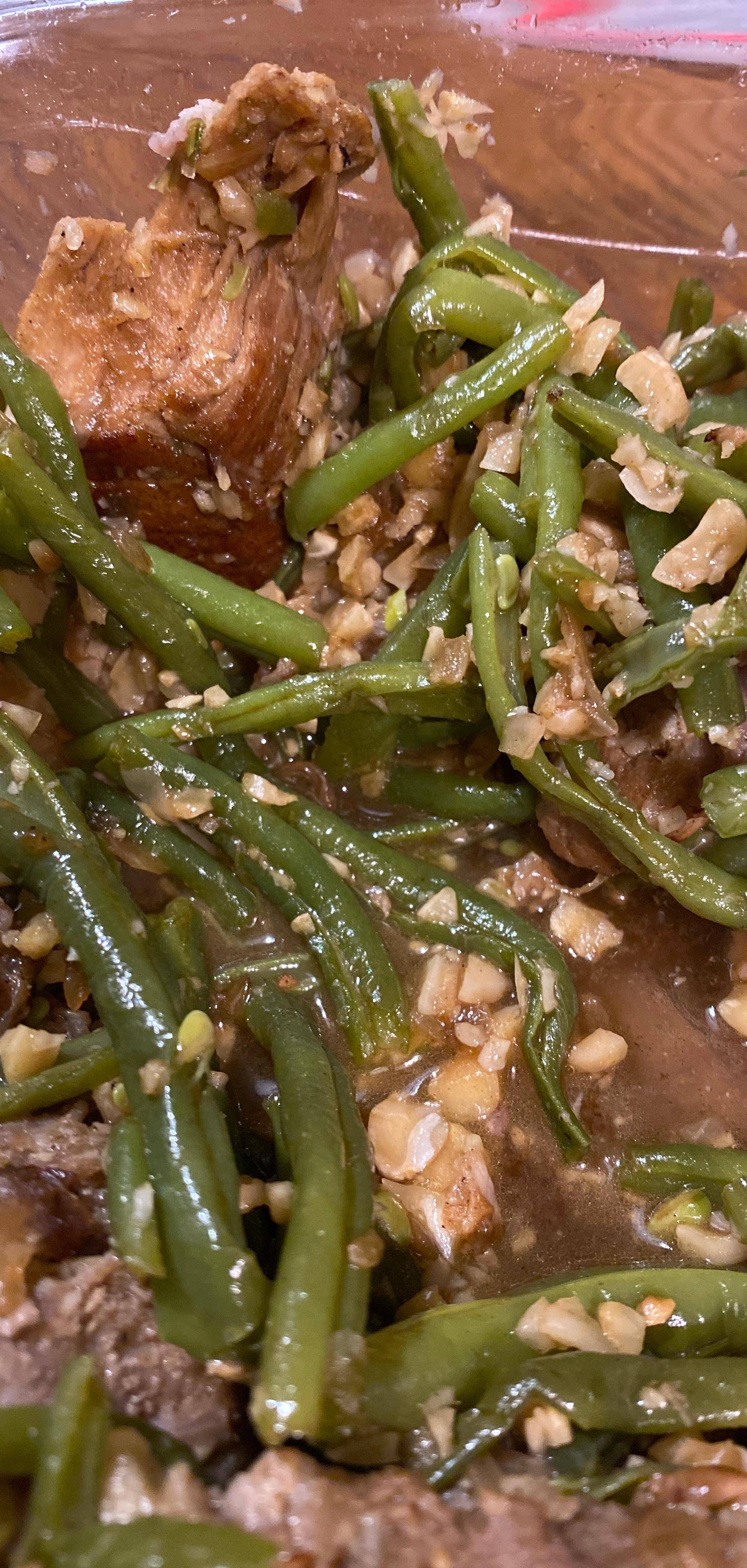 Rôti de porc haricots vert et noix de cajou - Recette Cookeo | Moulinex