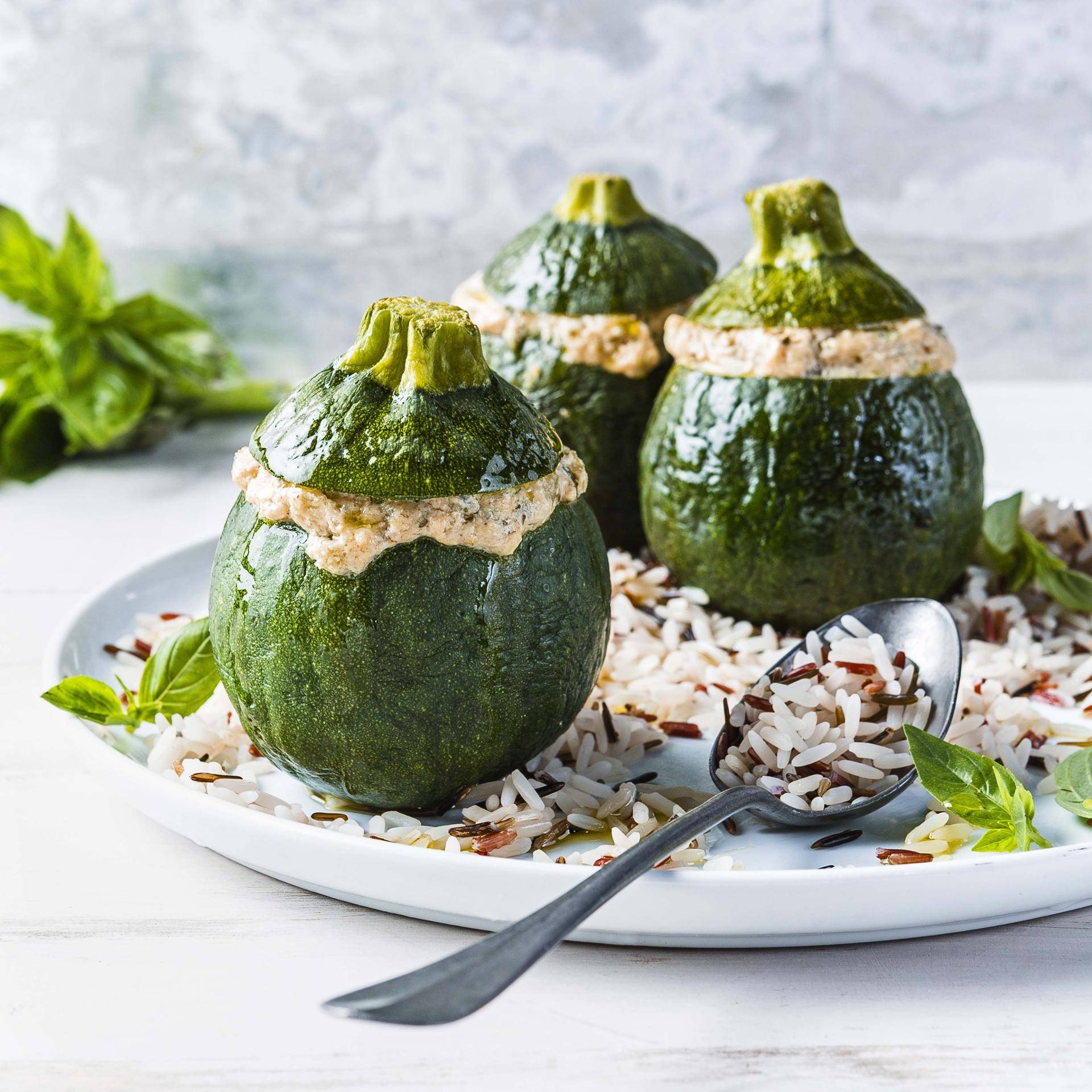 Courgettes rondes farcies - Recepten Cuiseur vapeur | Moulinex