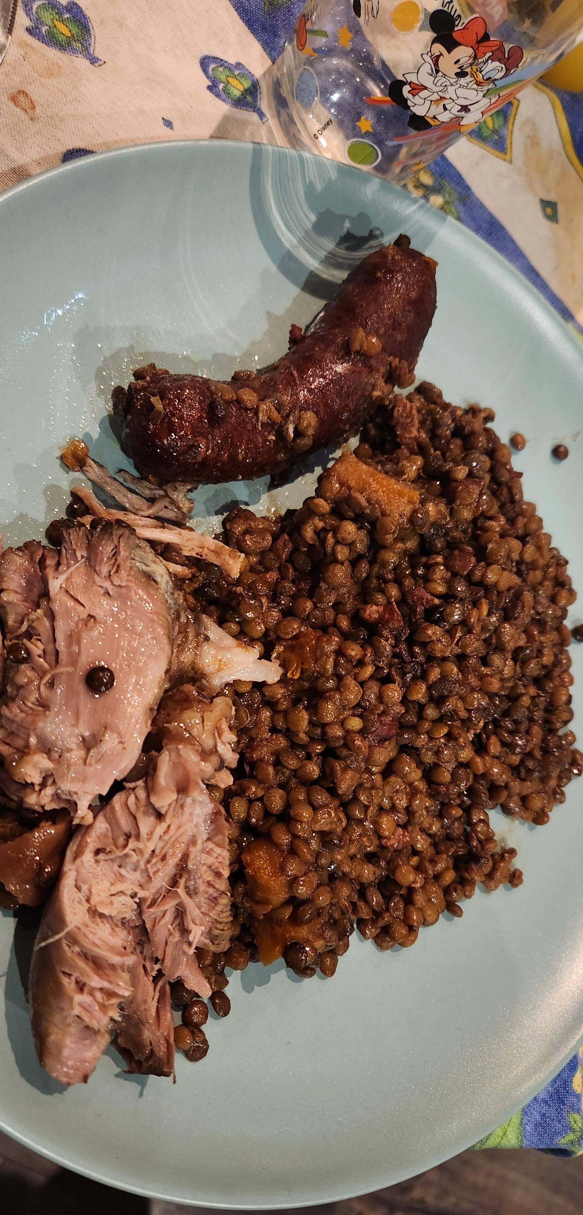 Jarret de porc saucisse lentille - Recette Cookeo | Moulinex