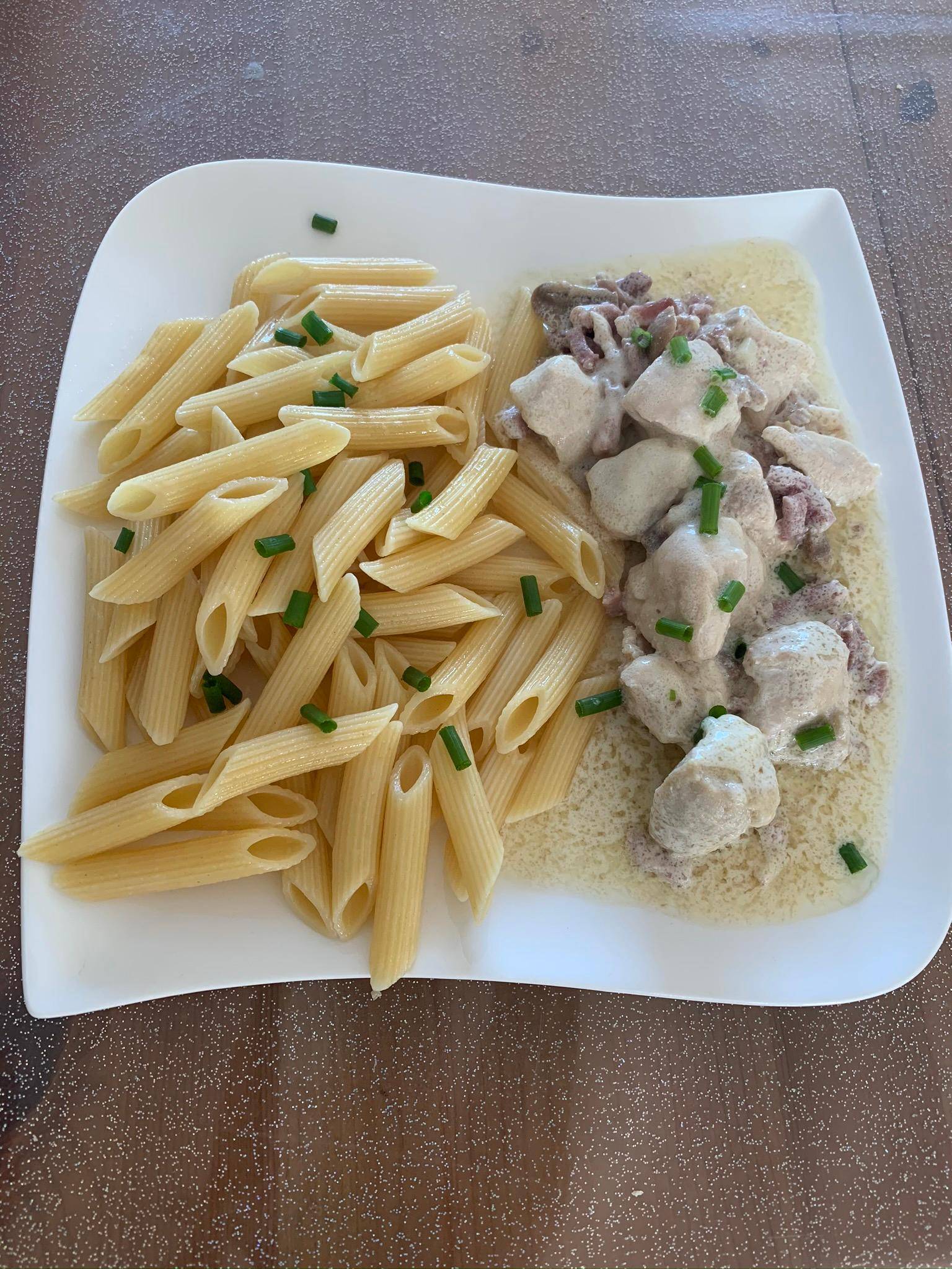 Poulet à la Carbonara - Recette Companion Connect XL | Moulinex