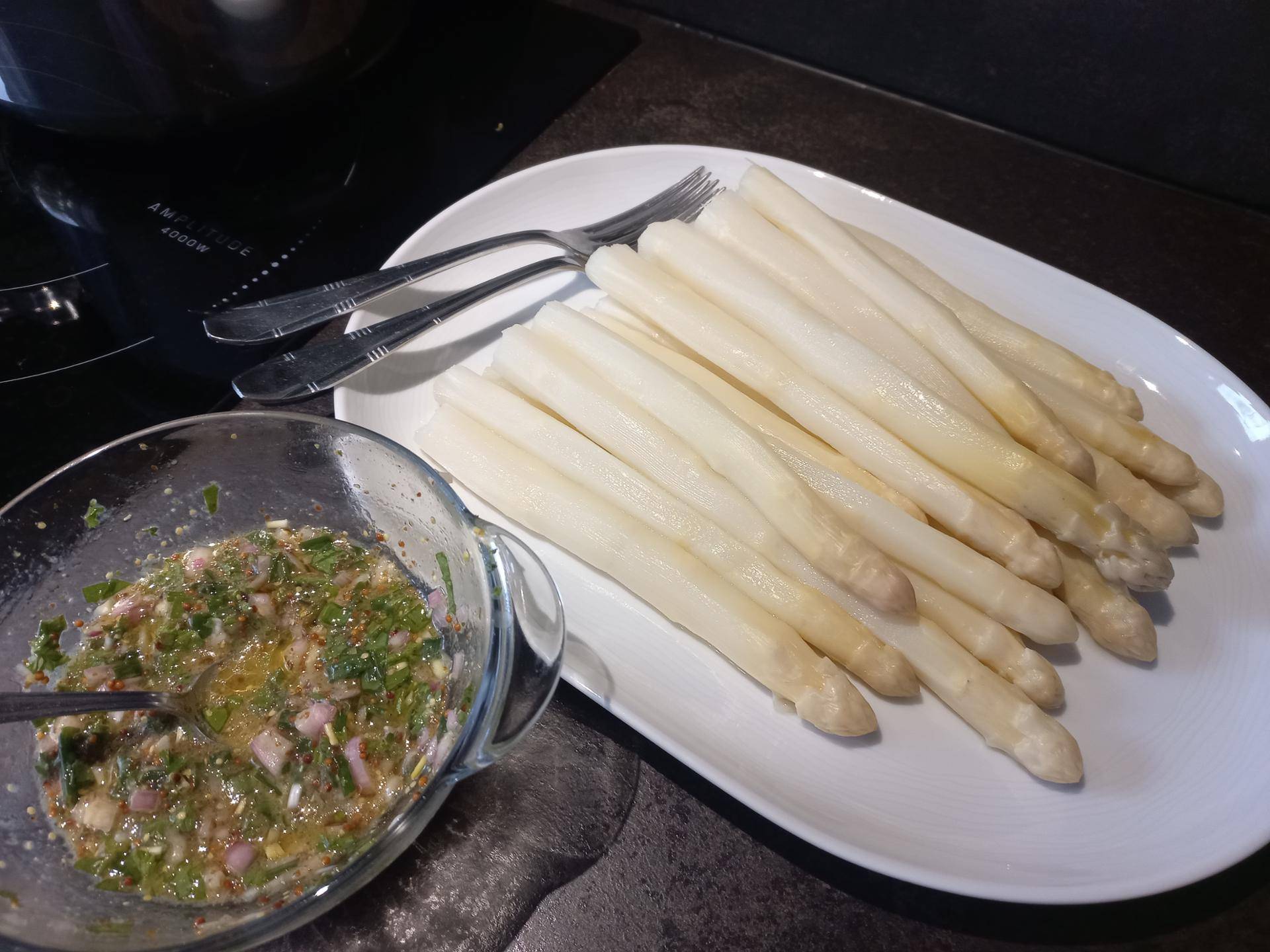 Asperges à la vinaigrette - Recepten Companion Connect XL | Moulinex