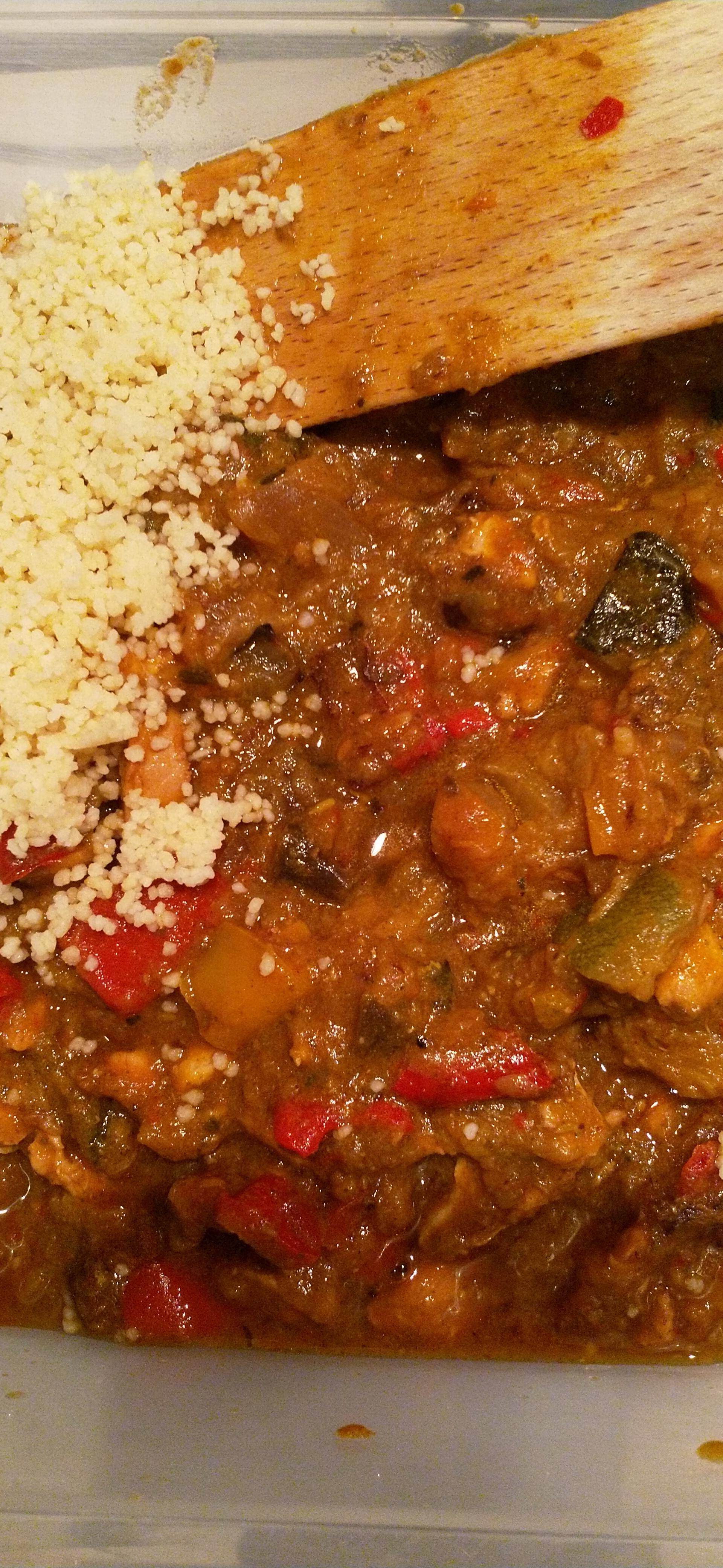 Tajine de légumes surgelés au poulet - Recette Cookeo | Moulinex