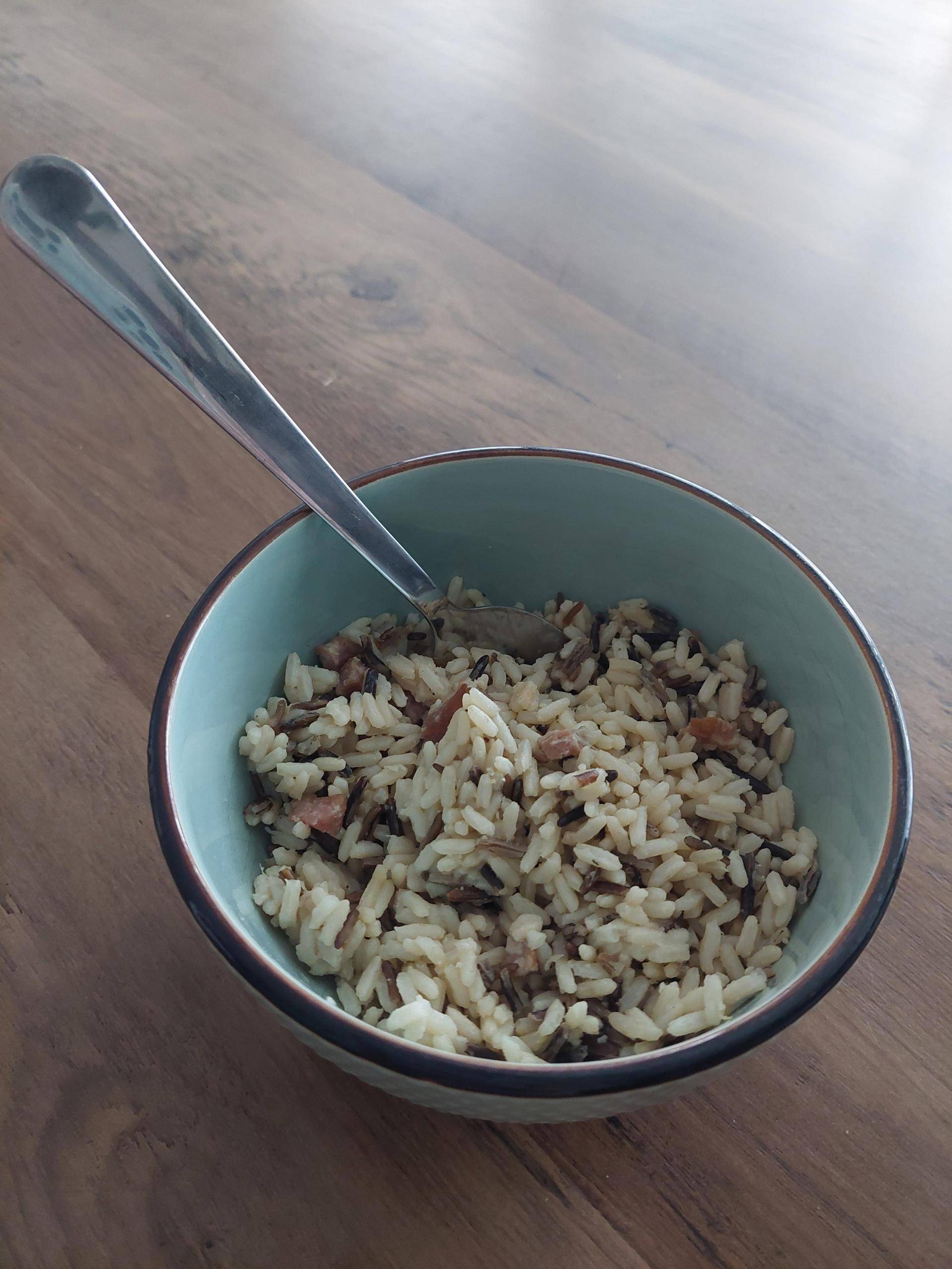 Riz complet aux lardon - Recette Cookeo V3 | Moulinex