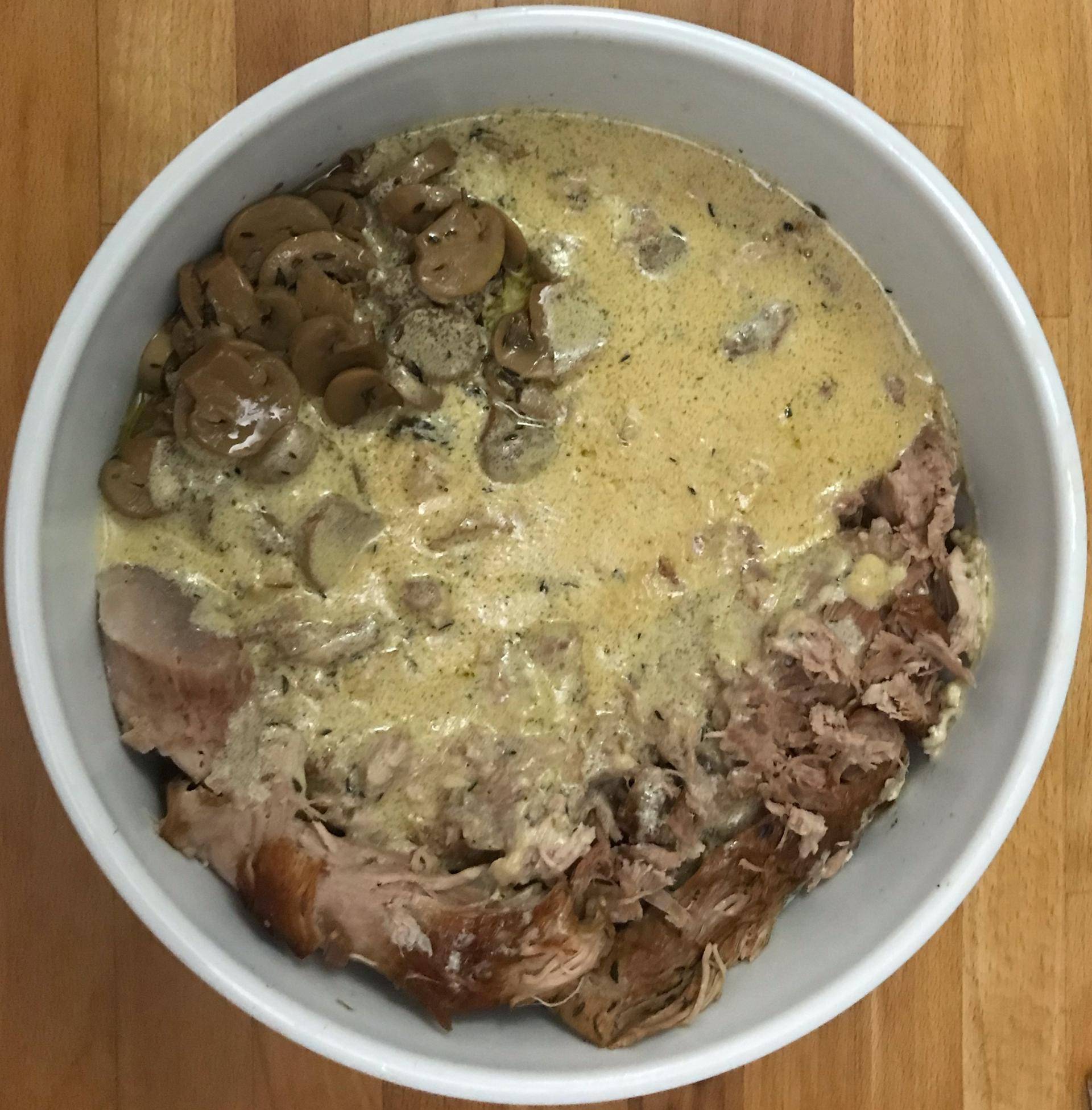 Cuisse de dinde, crème et champignons - Recette Cookeo | Moulinex