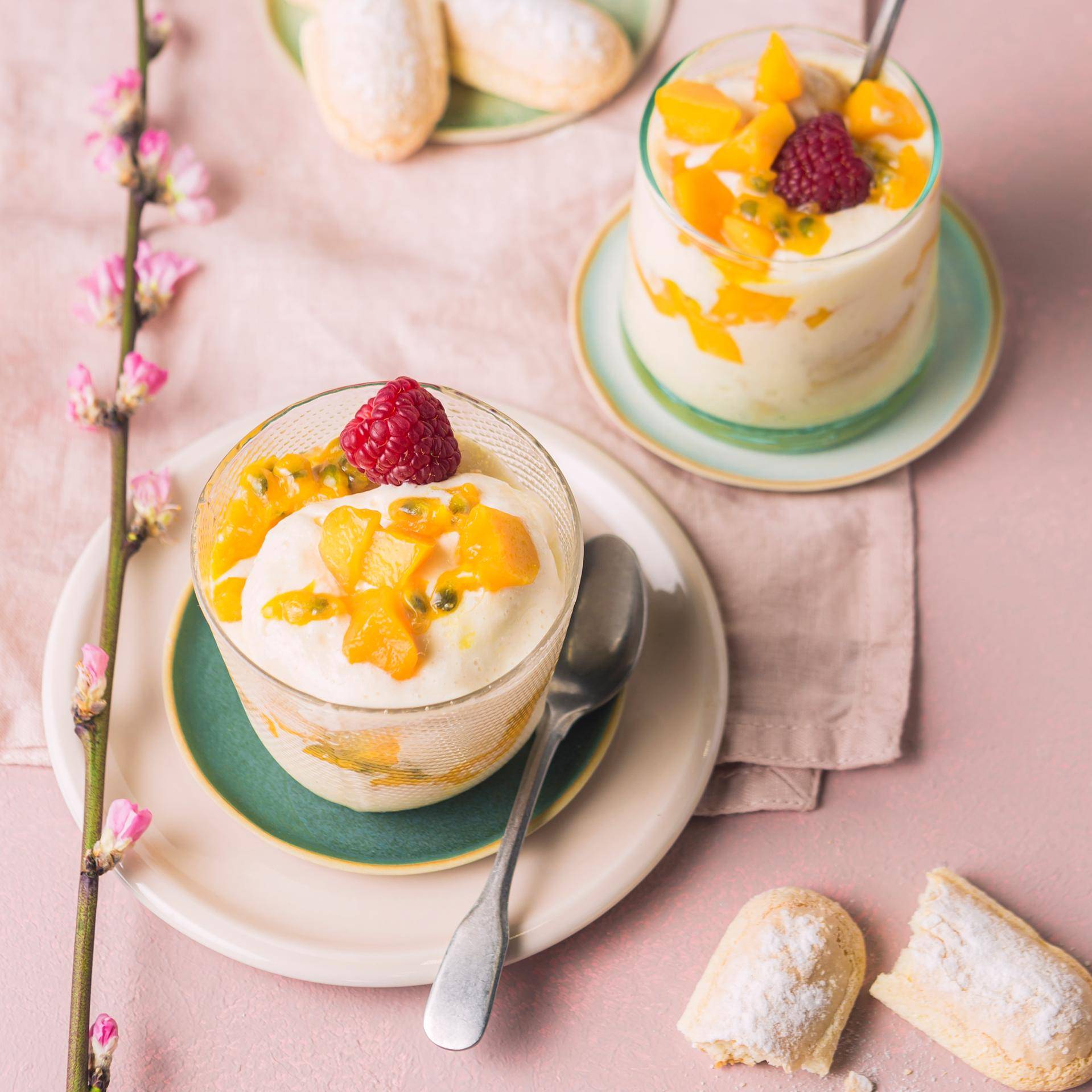 Tiramisu de mangue et fruit de la passion - Recepten Companion | Moulinex