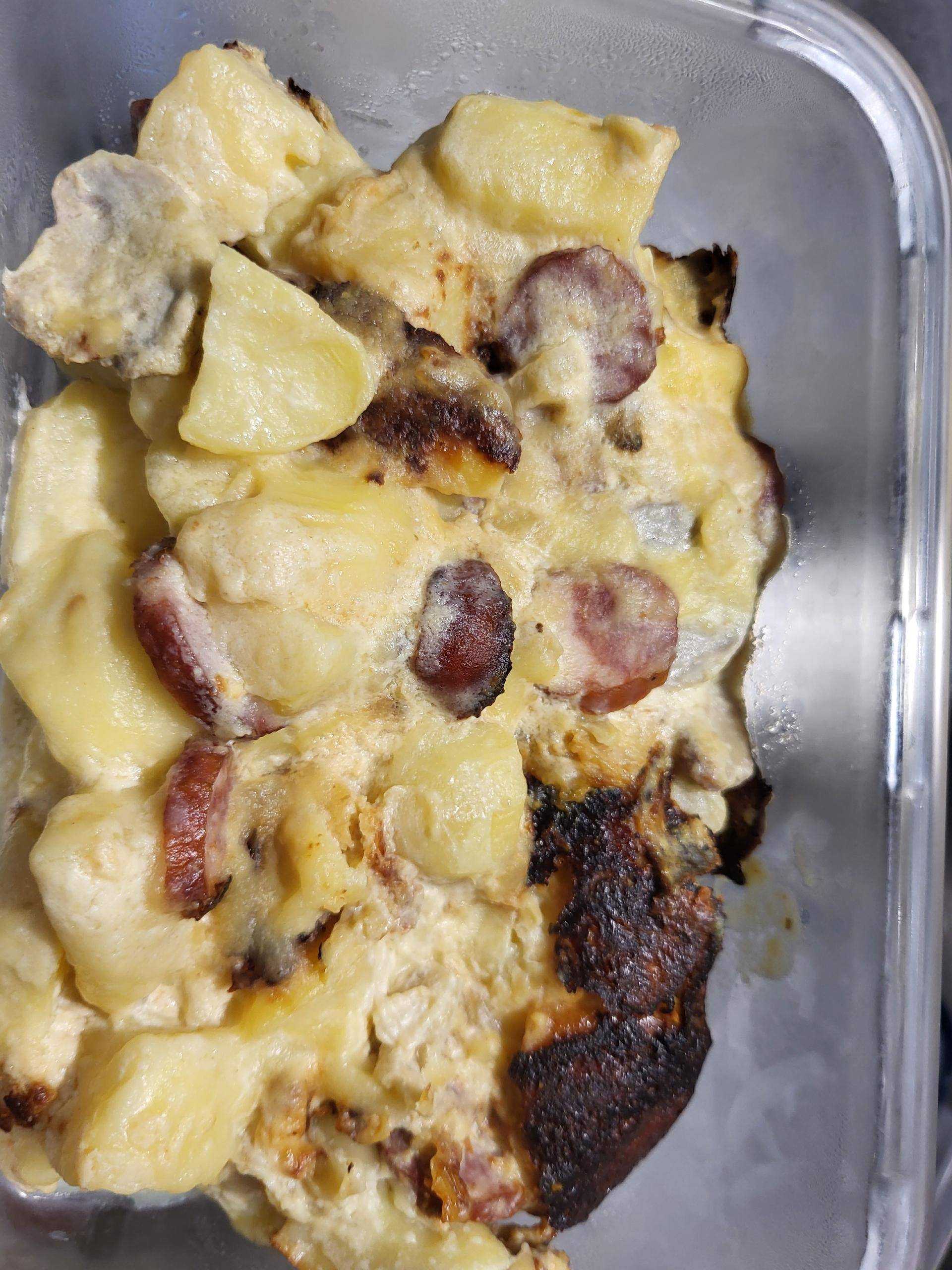 Pomme de terres saucisse raclette façon tartiflette - Recette Cookeo Infinity Autostir | Moulinex