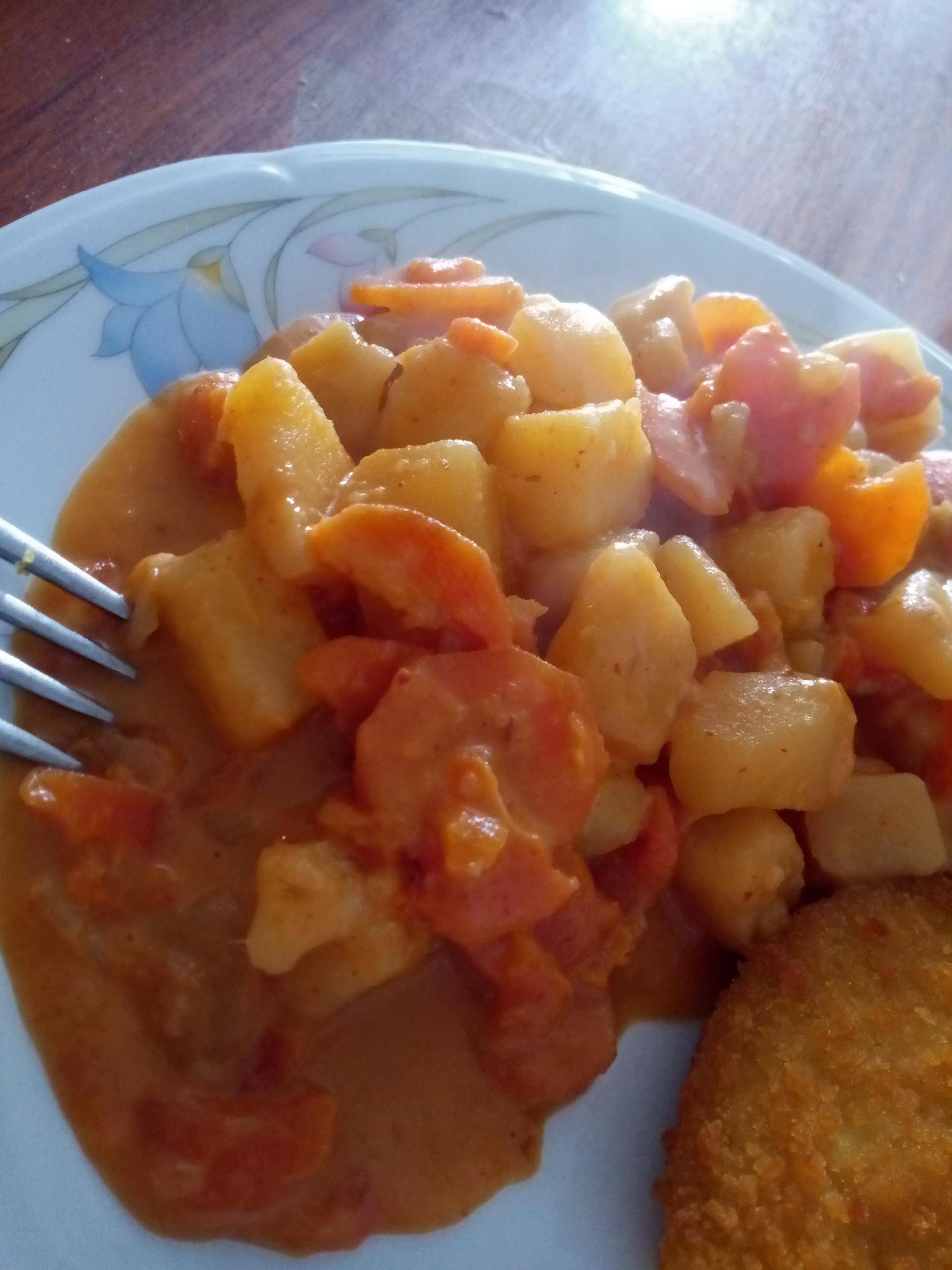 Curry de pommes de terre & carottes - Recepten Cookeo | Moulinex