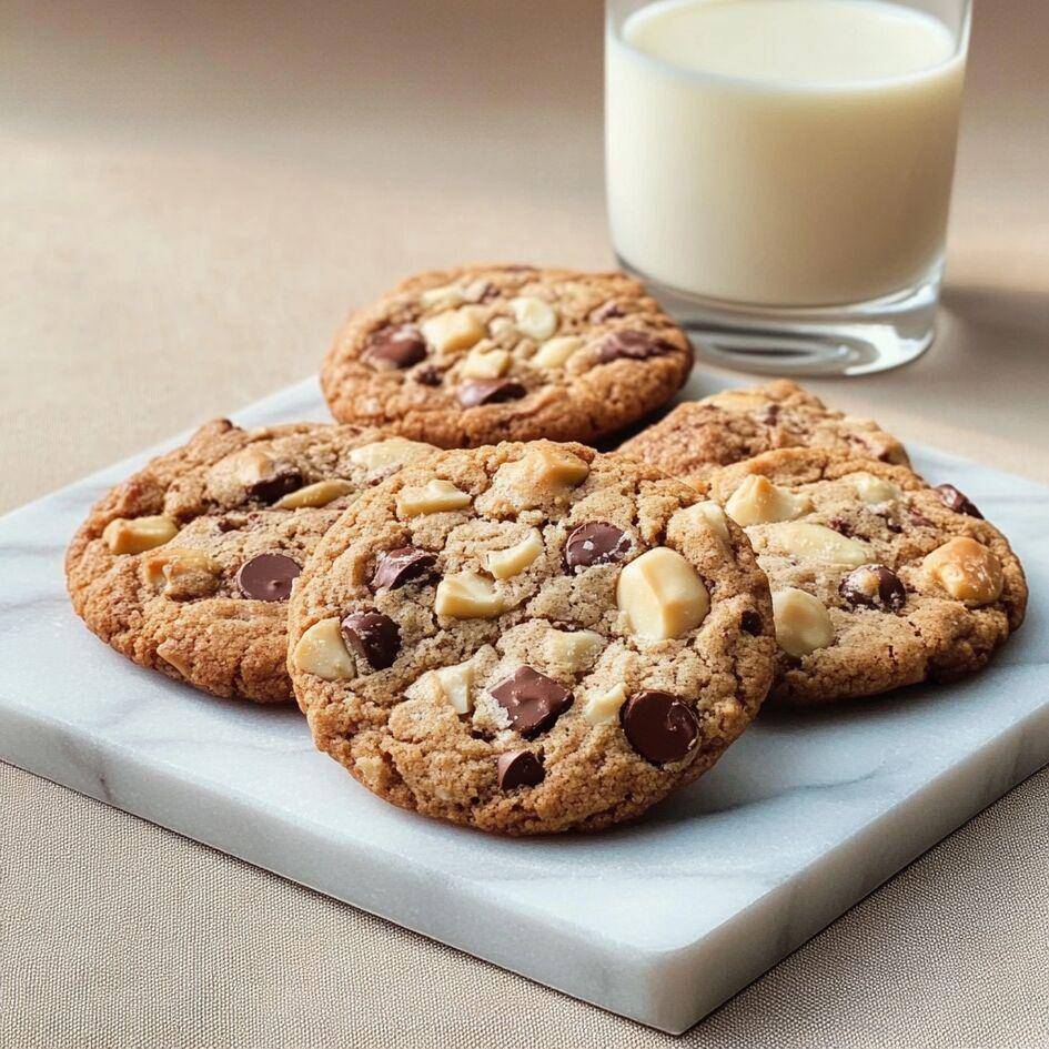 Cookies double chocolat et noix de macadamia - Recepten Kitchen Machines Touch/Touch + | Moulinex